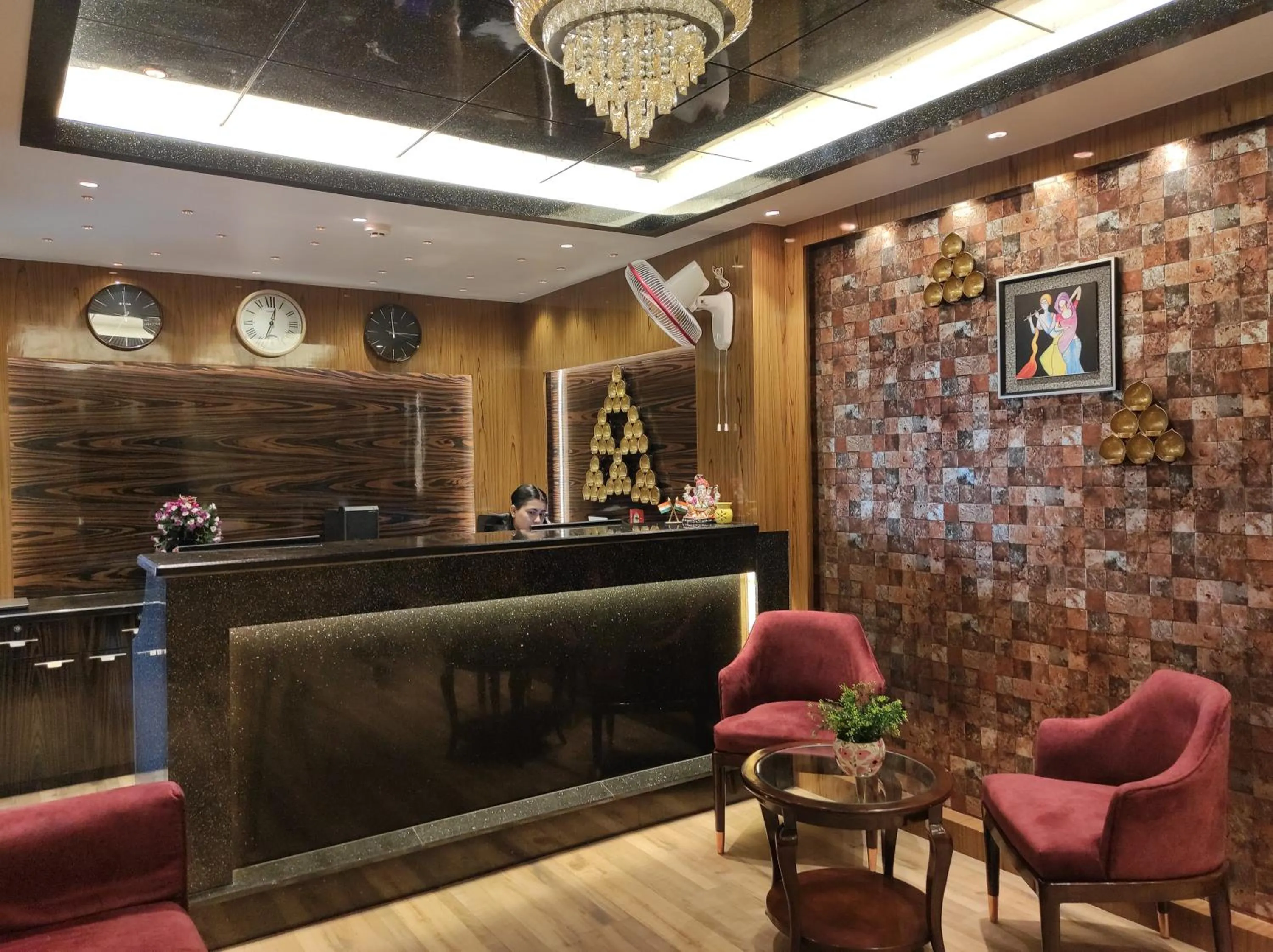 Lobby or reception in Hotel Aavas Inn