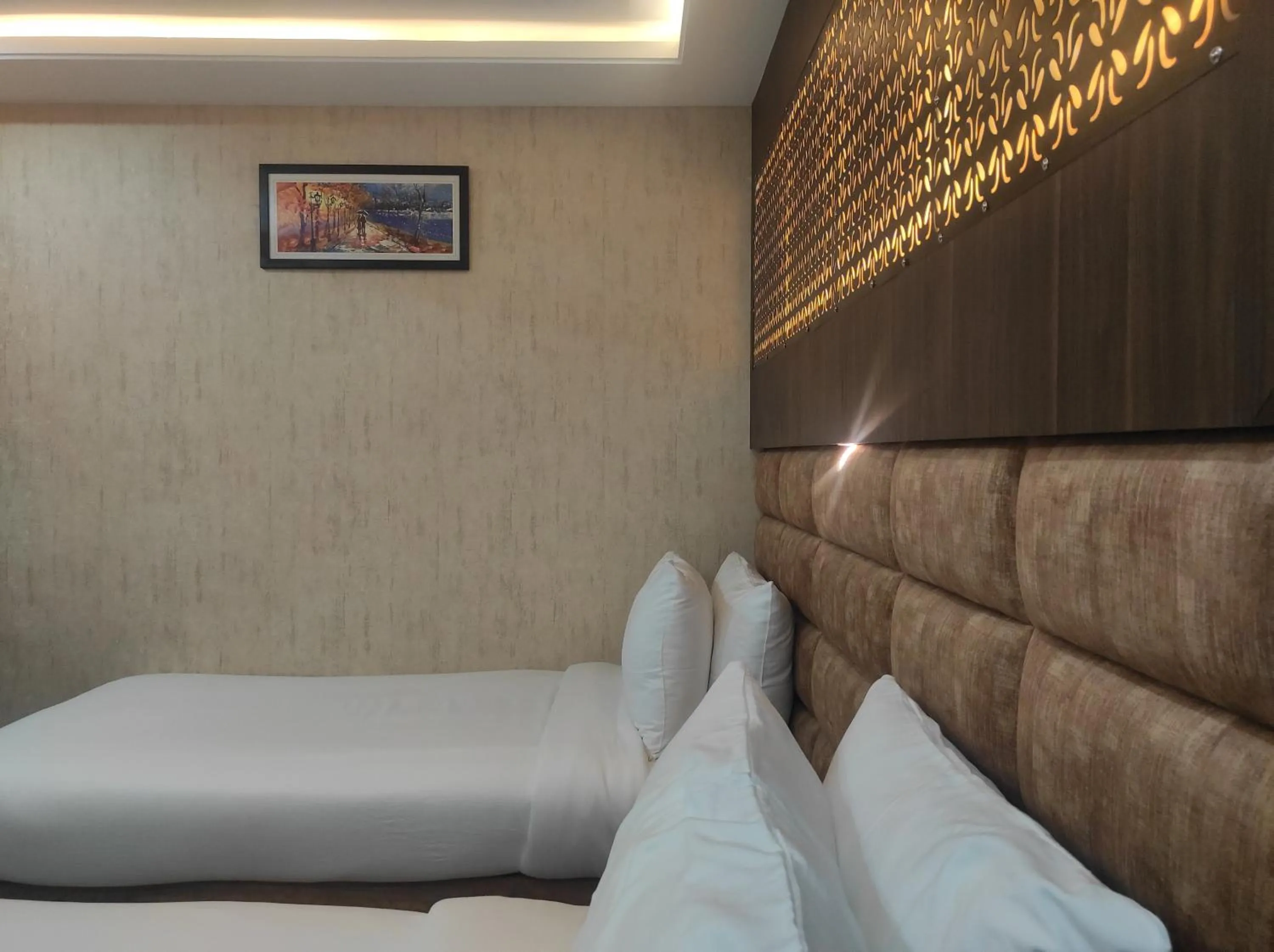 Bed in Hotel Aavas Inn