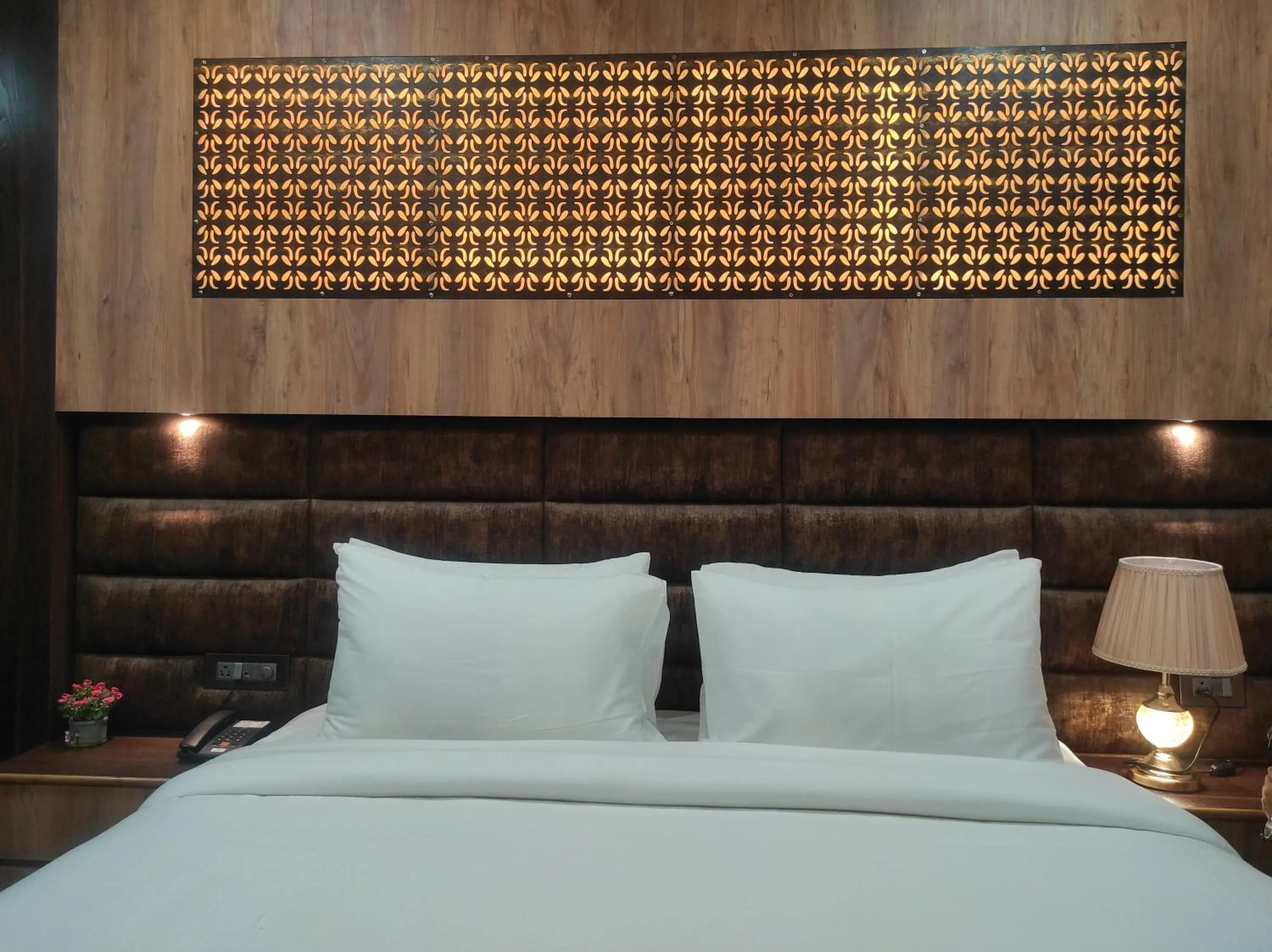 Bed in Hotel Aavas Inn