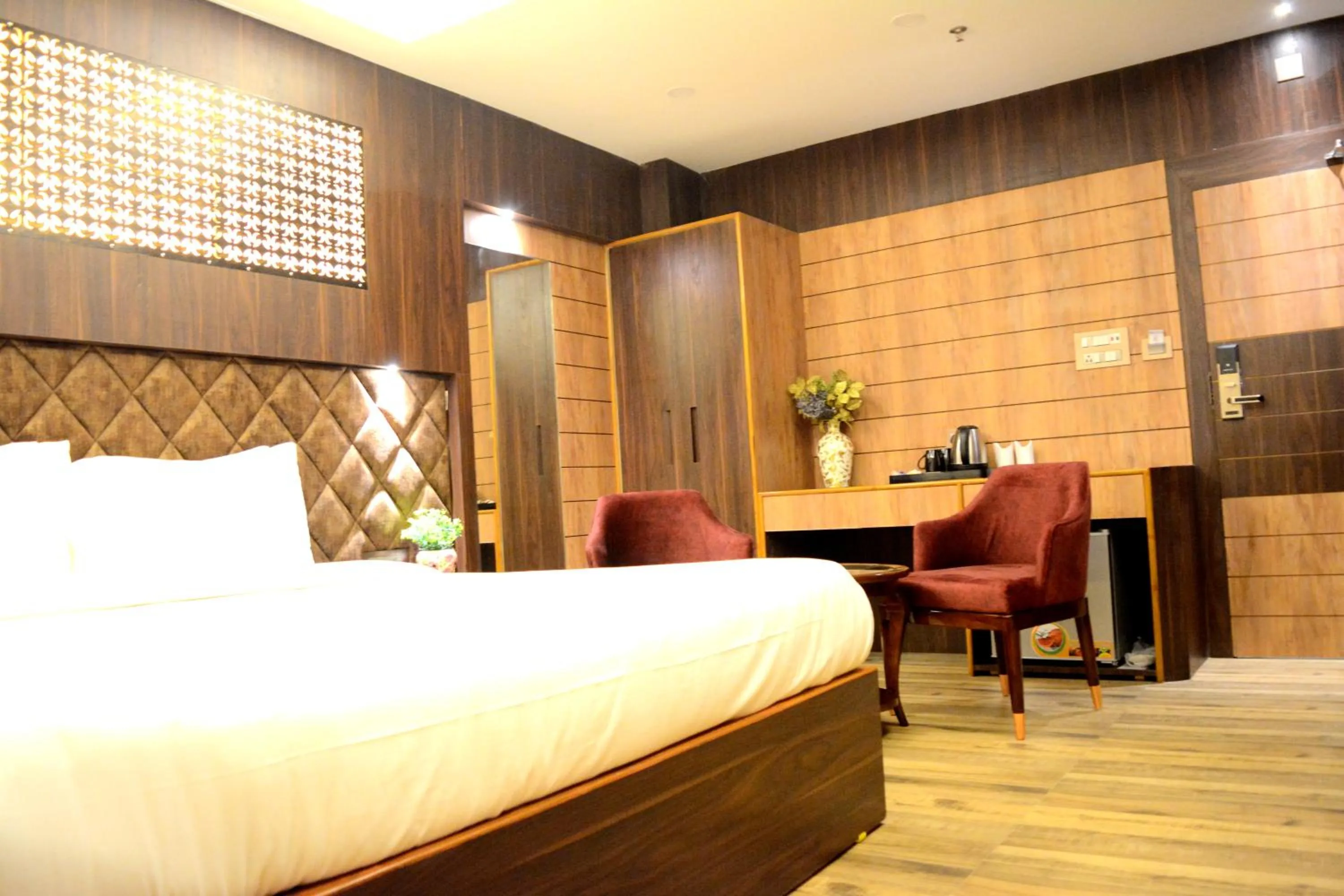 Bed in Hotel Aavas Inn