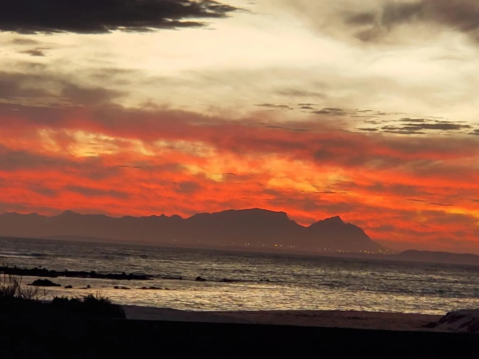 Sunset in Gordon's Beach Lodge