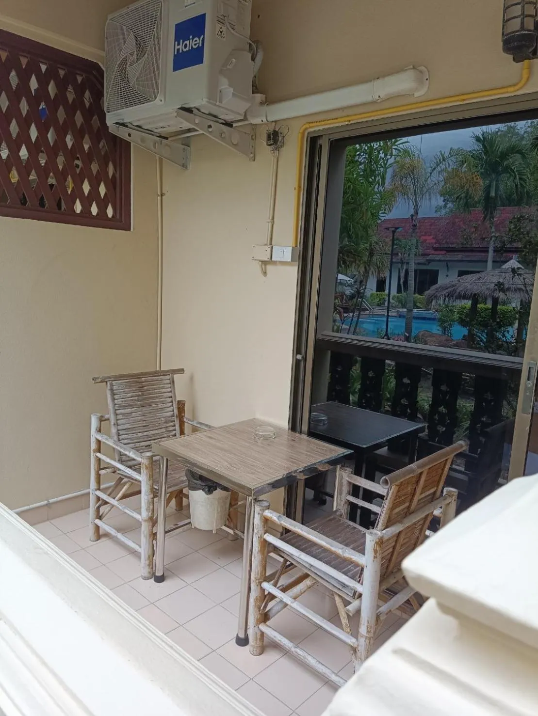 Balcony/Terrace in Ban Nam Mao Resort