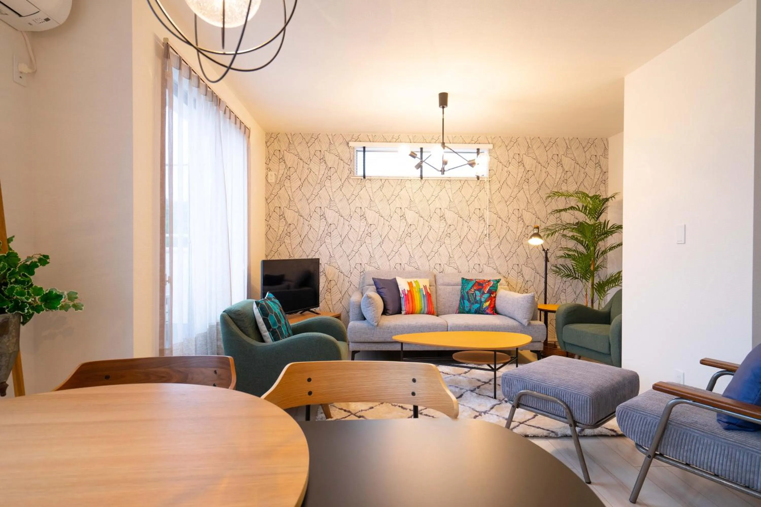 Living room in OKINAWA BEACH HOUSE Golden Drop S