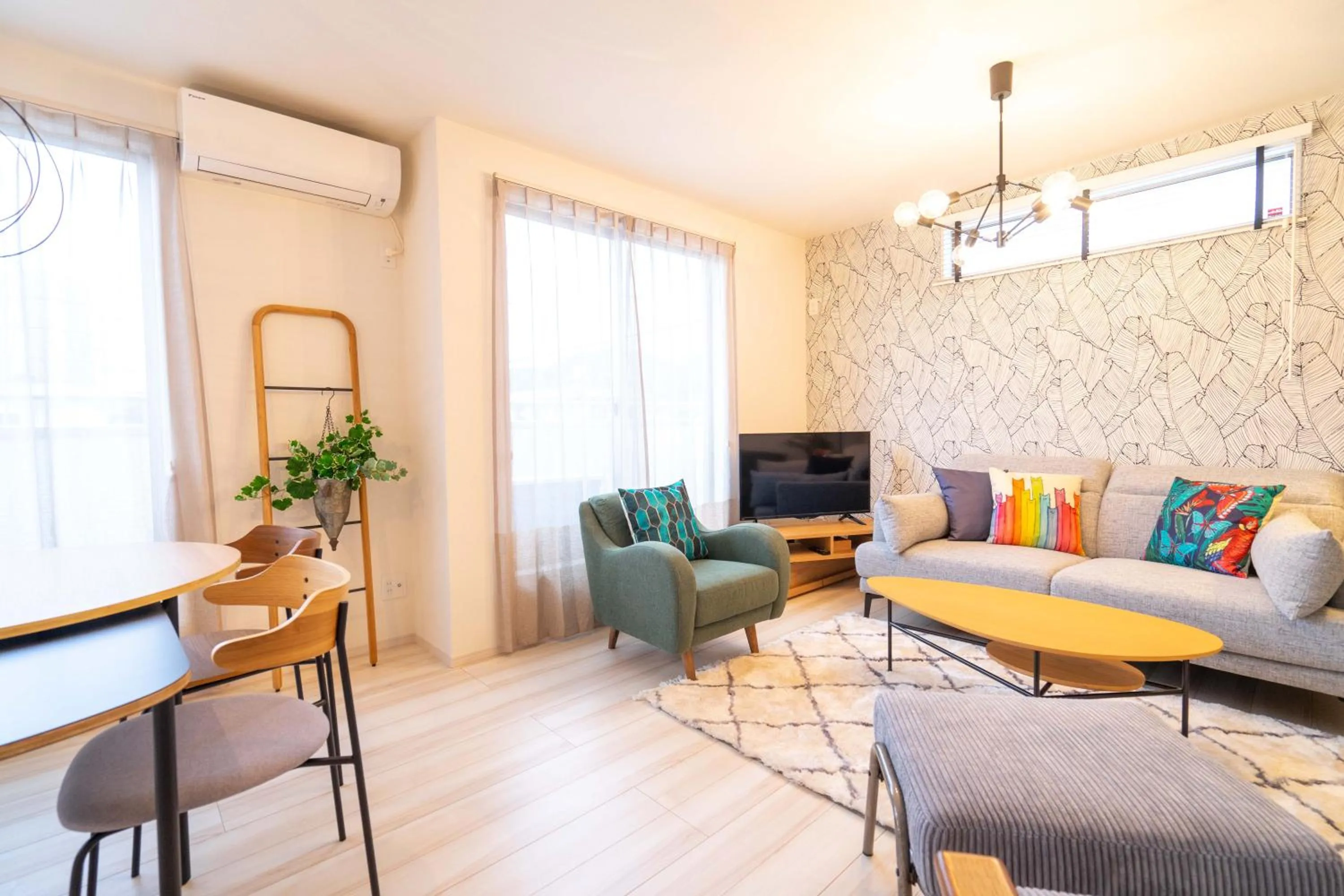 TV and multimedia in OKINAWA BEACH HOUSE Golden Drop S