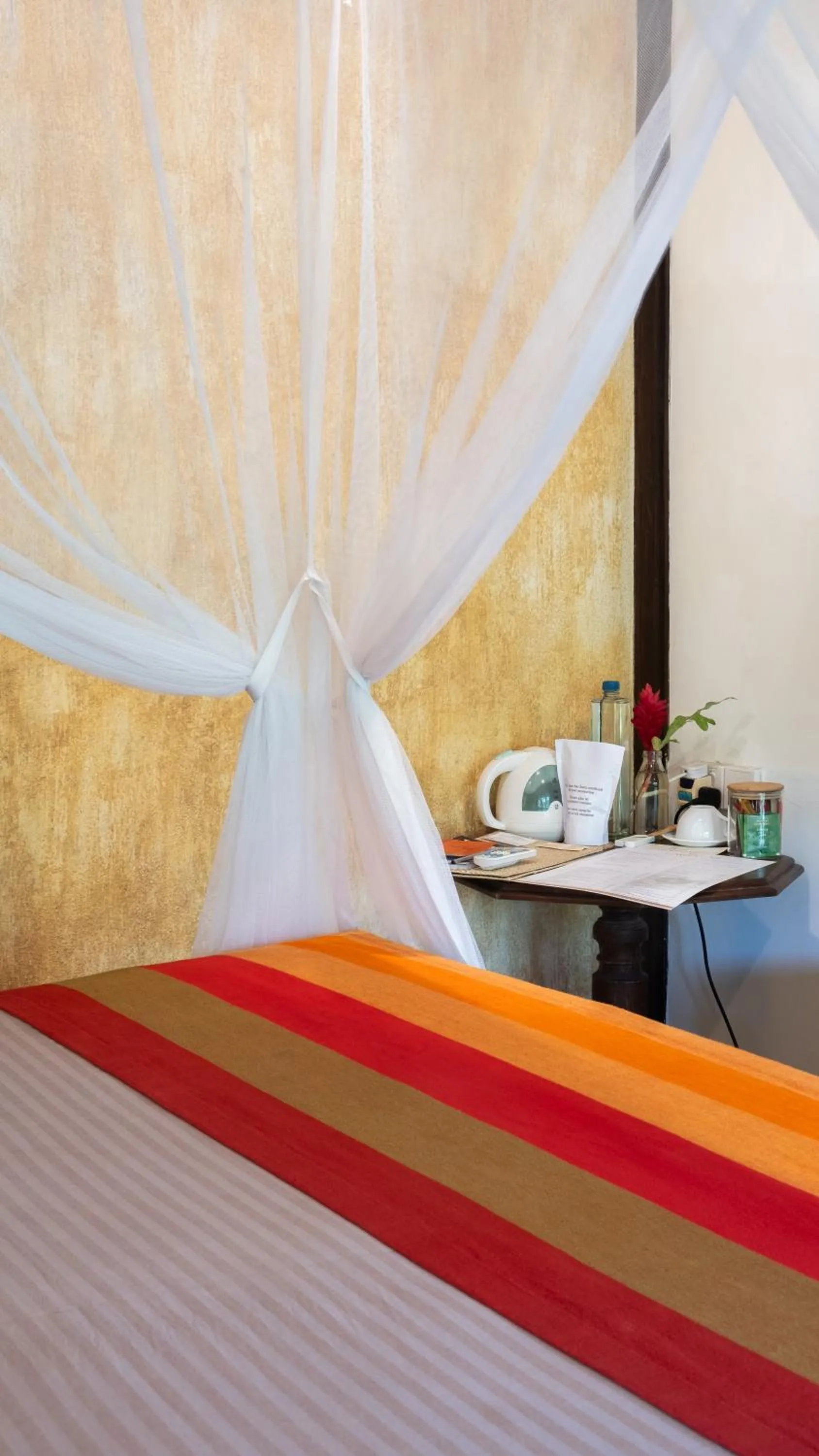 Bed in Dunes Unawatuna Hotel