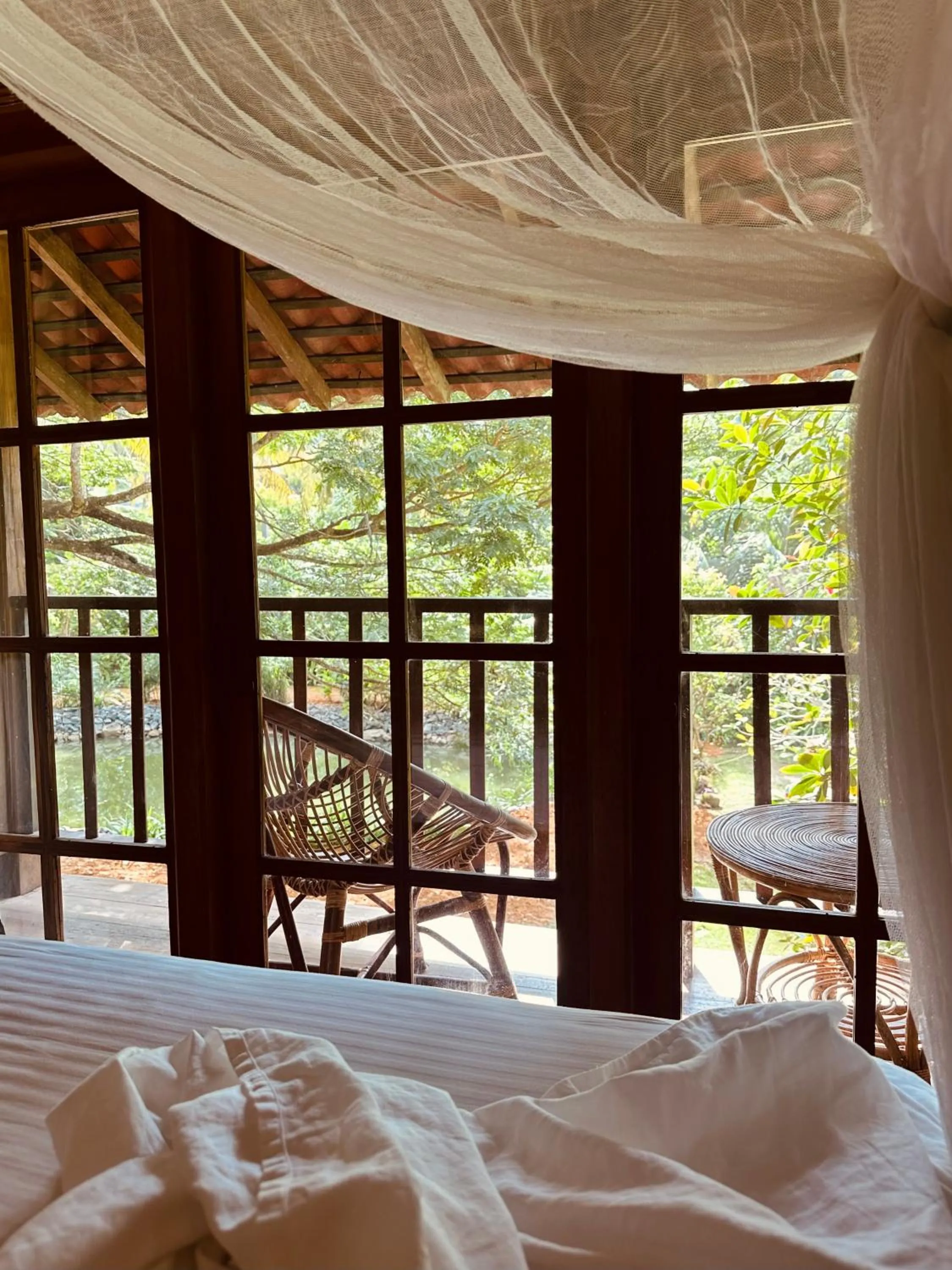 Bed in Dunes Unawatuna Hotel