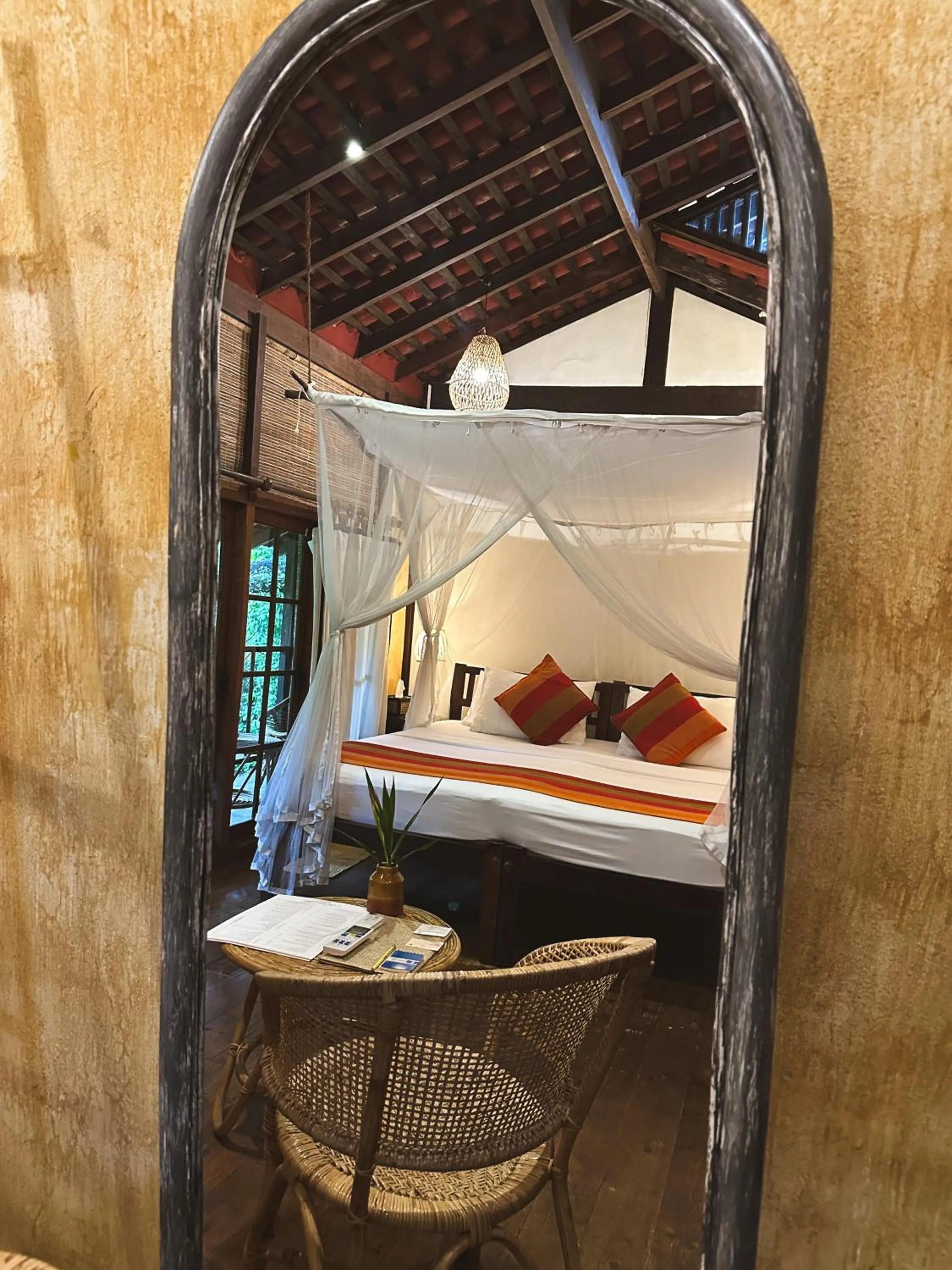 Bed in Dunes Unawatuna Hotel