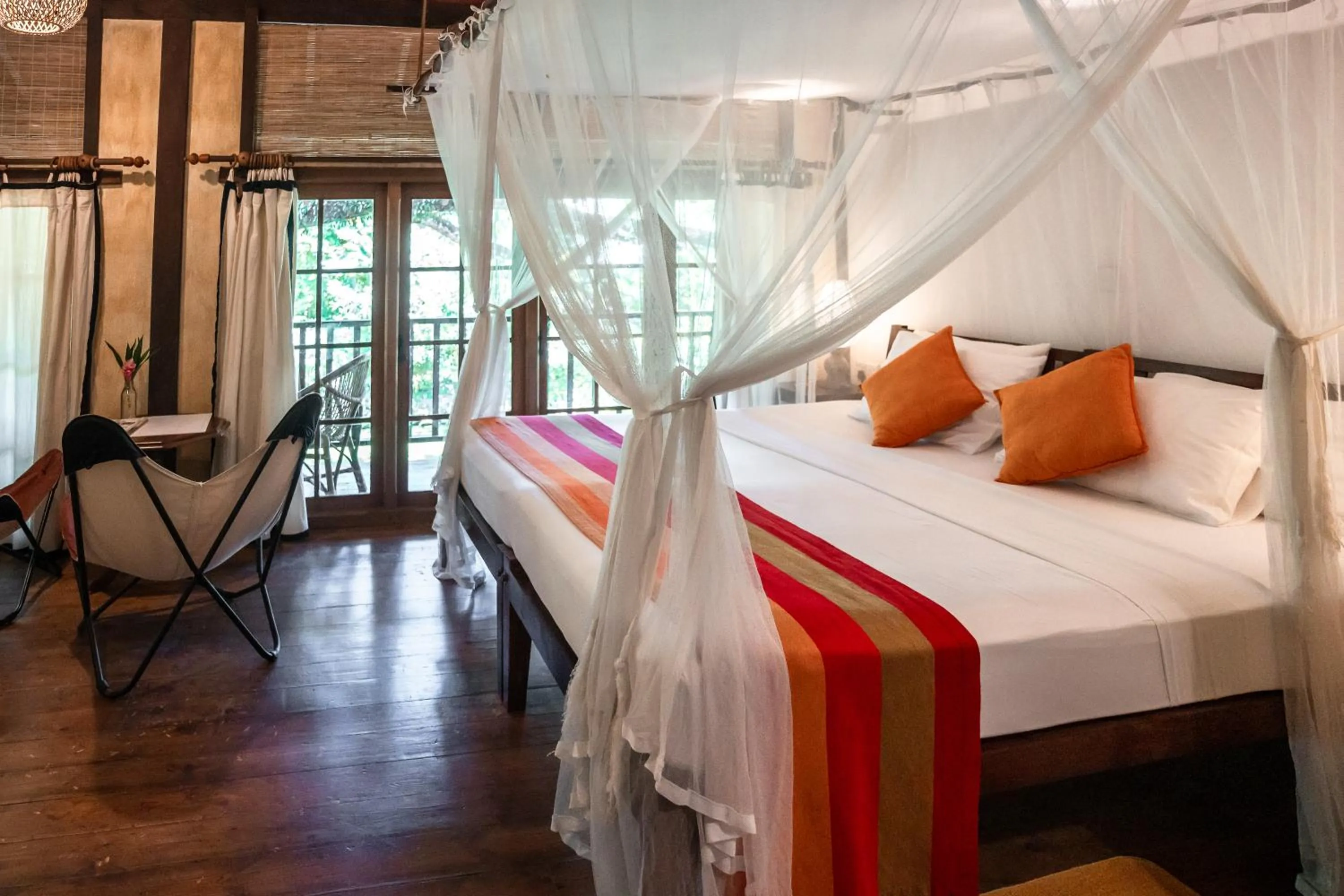 Bed in Dunes Unawatuna Hotel