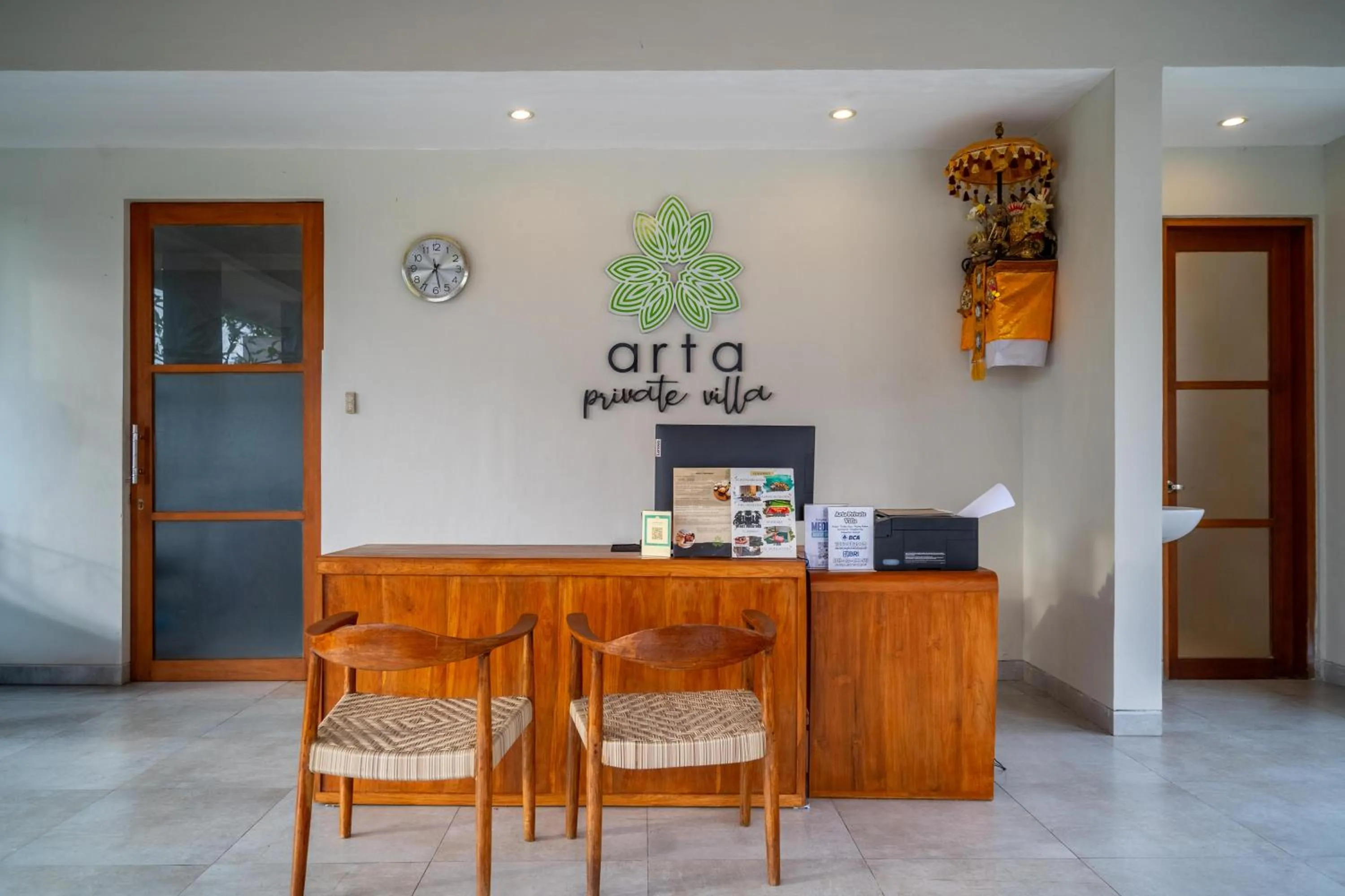 Lobby or reception in Arta Private Villa