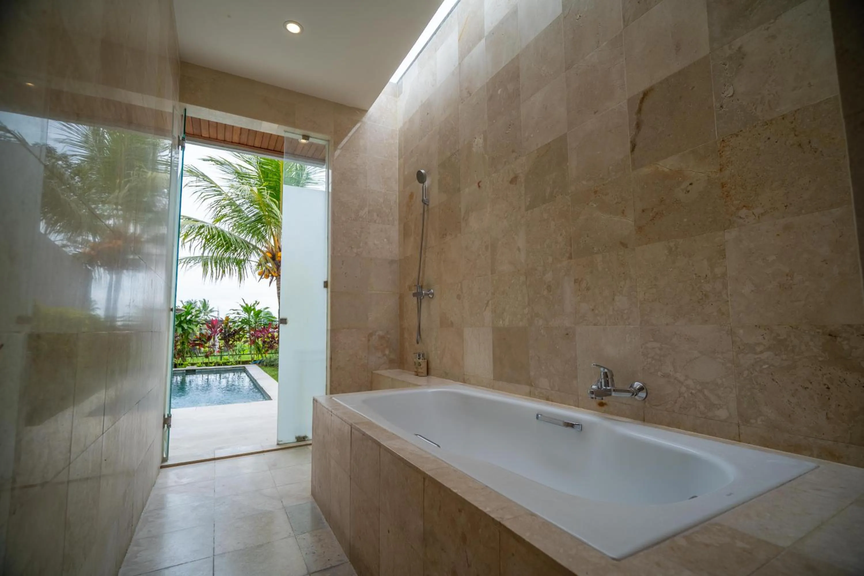 Shower in Arta Private Villa
