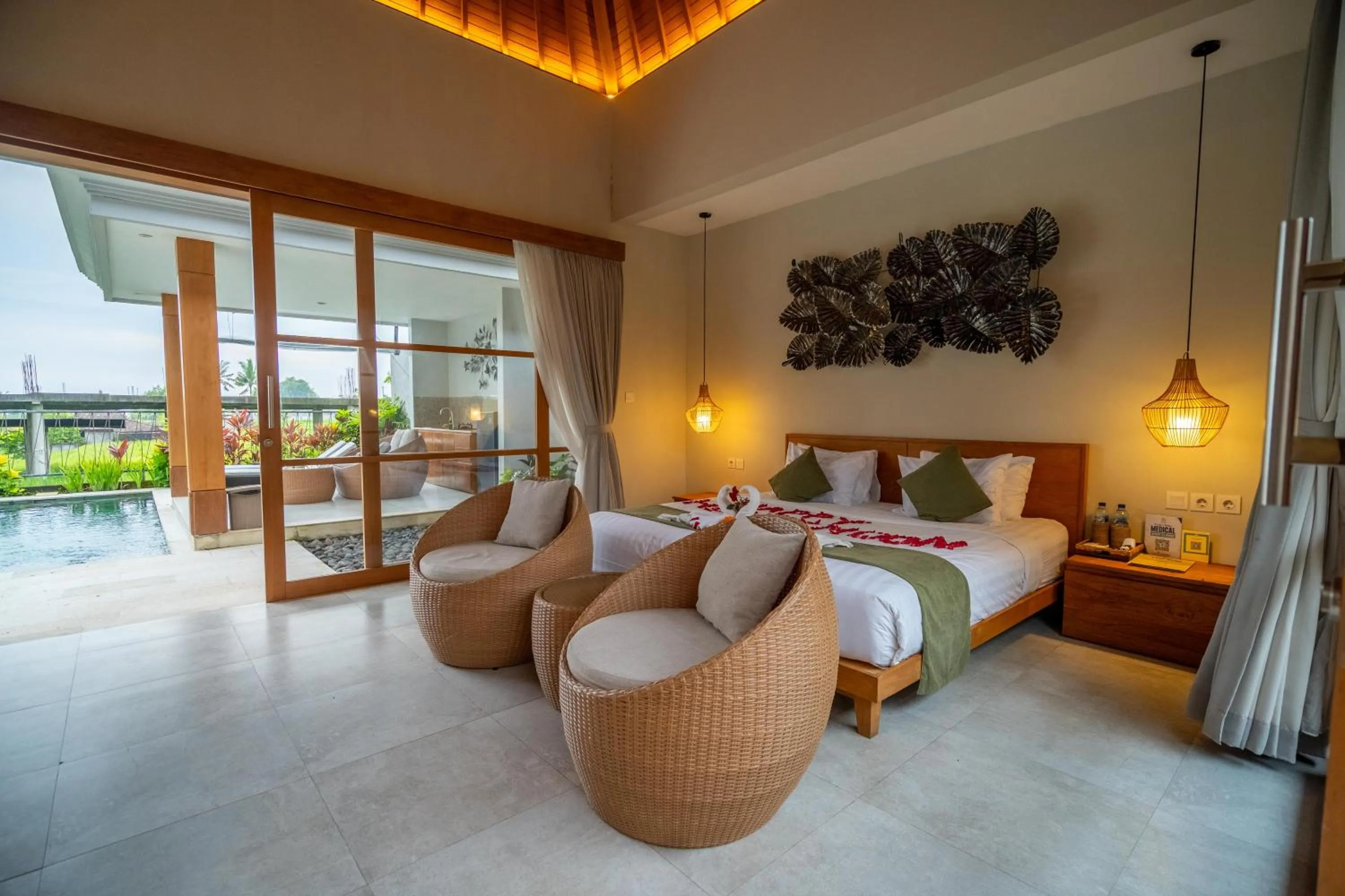 Bedroom, Bed in Arta Private Villa