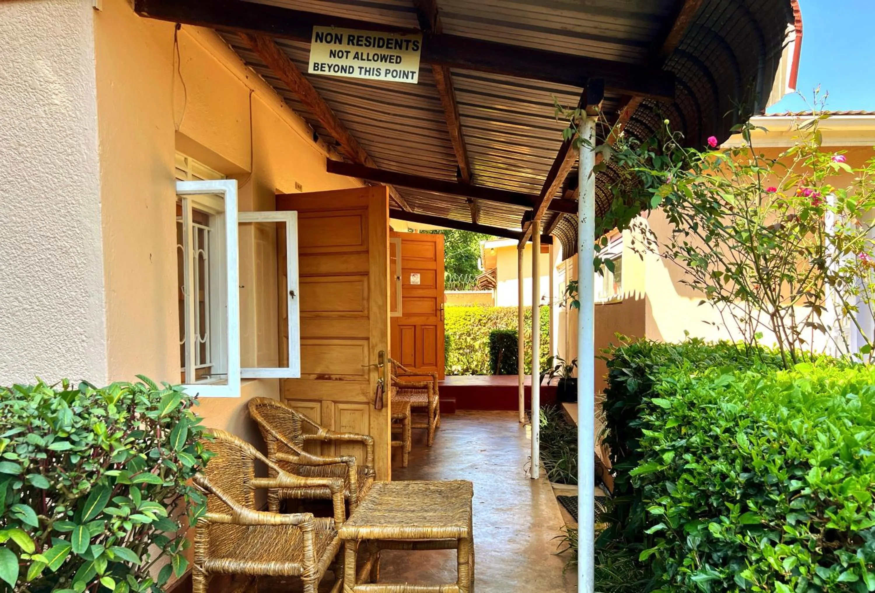 Balcony/Terrace in Sunset Hotel Entebbe