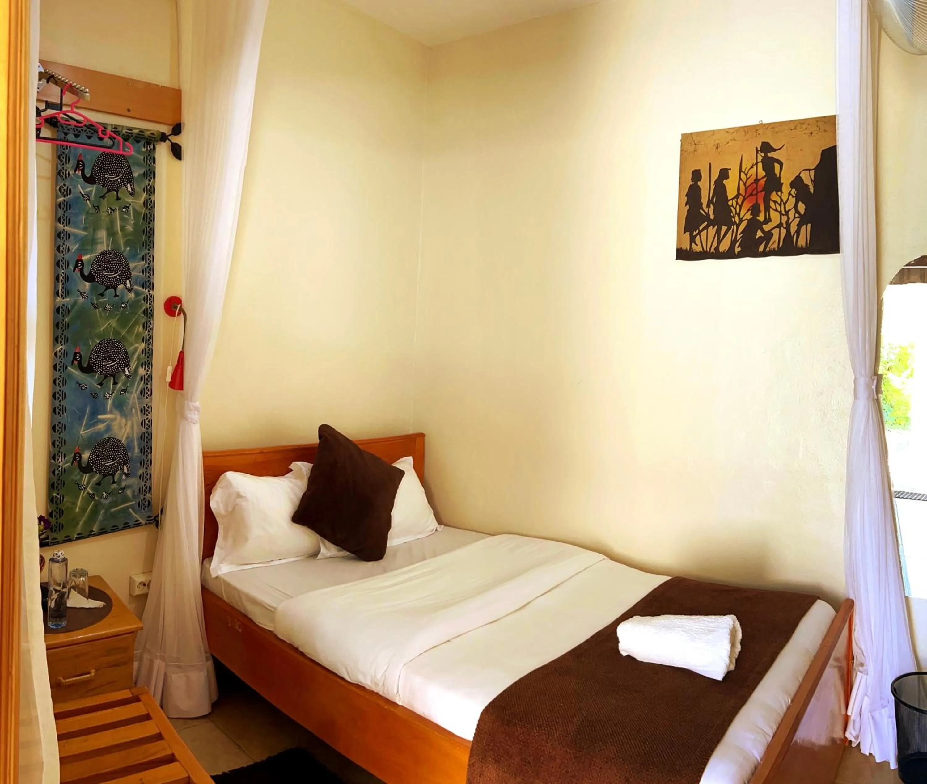 Bed in Sunset Hotel Entebbe