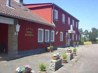 Facade/entrance in Hotel Europa