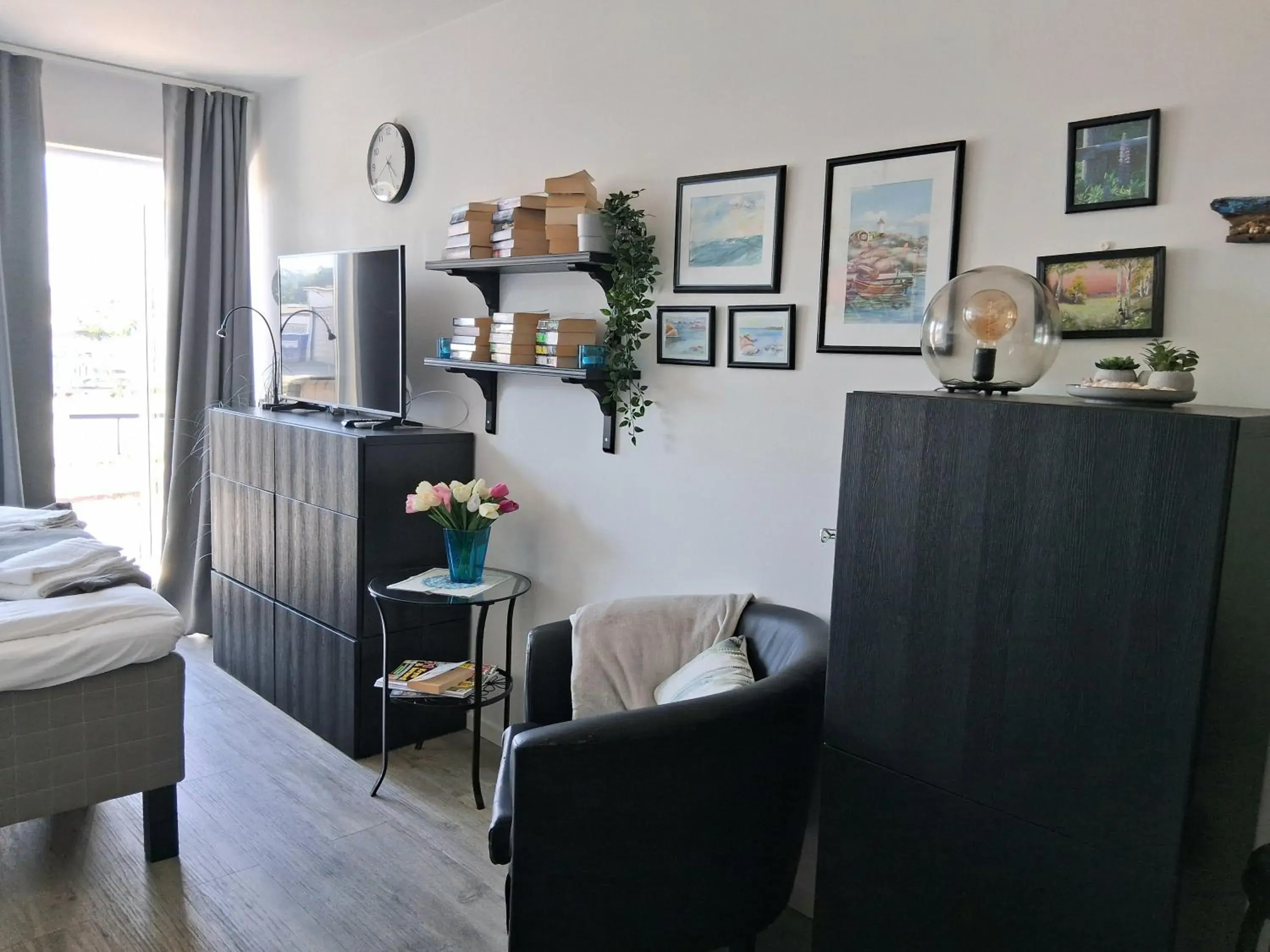 Double Room with Terrace - single occupancy in Lägenhetshotell Varvet Double Room with Terrace - single occupancy in Lägenhetshotell Varvet