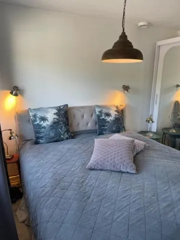 Bed in Lägenhetshotell Varvet
