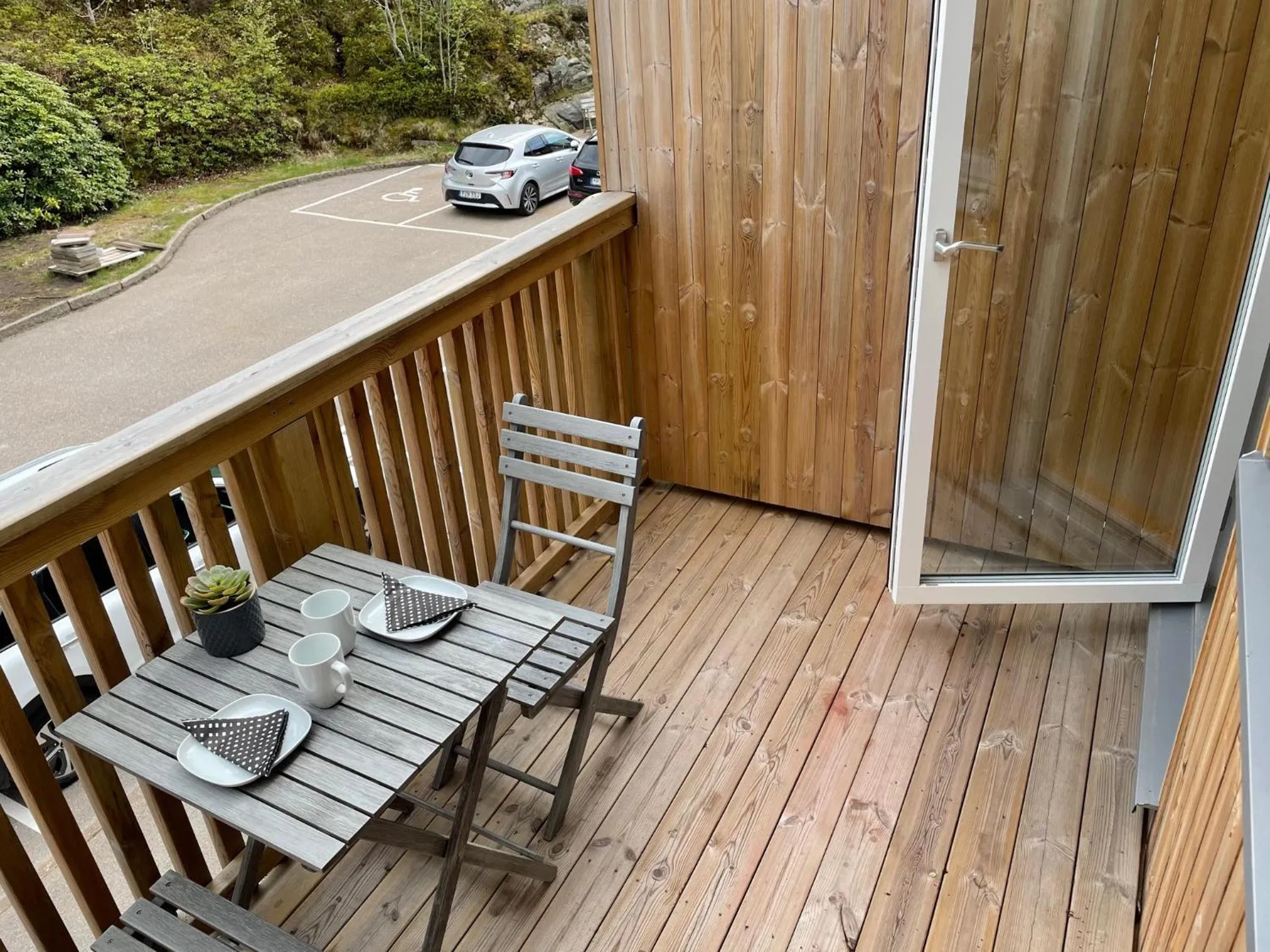 Balcony/Terrace in Lägenhetshotell Varvet