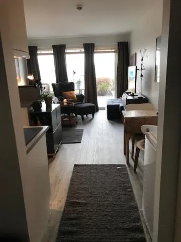 Living room in Lägenhetshotell Varvet