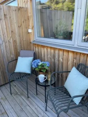 Balcony/Terrace in Lägenhetshotell Varvet