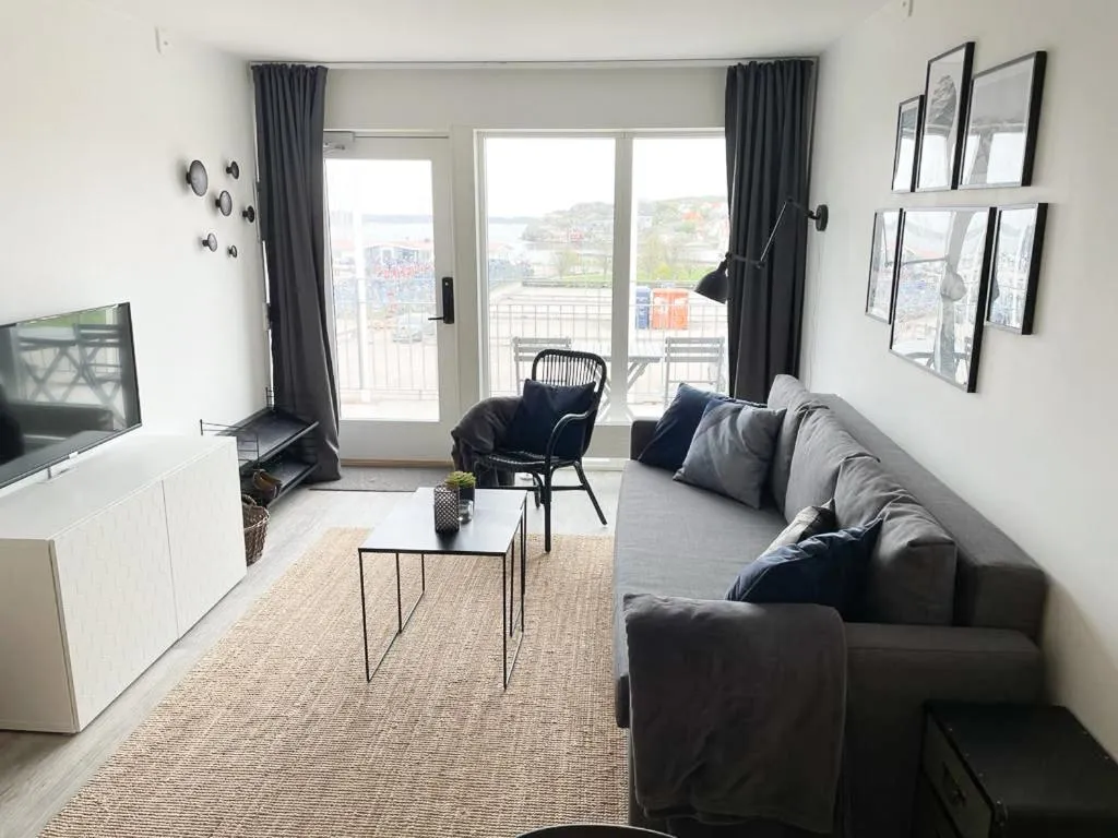 Living room in Lägenhetshotell Varvet