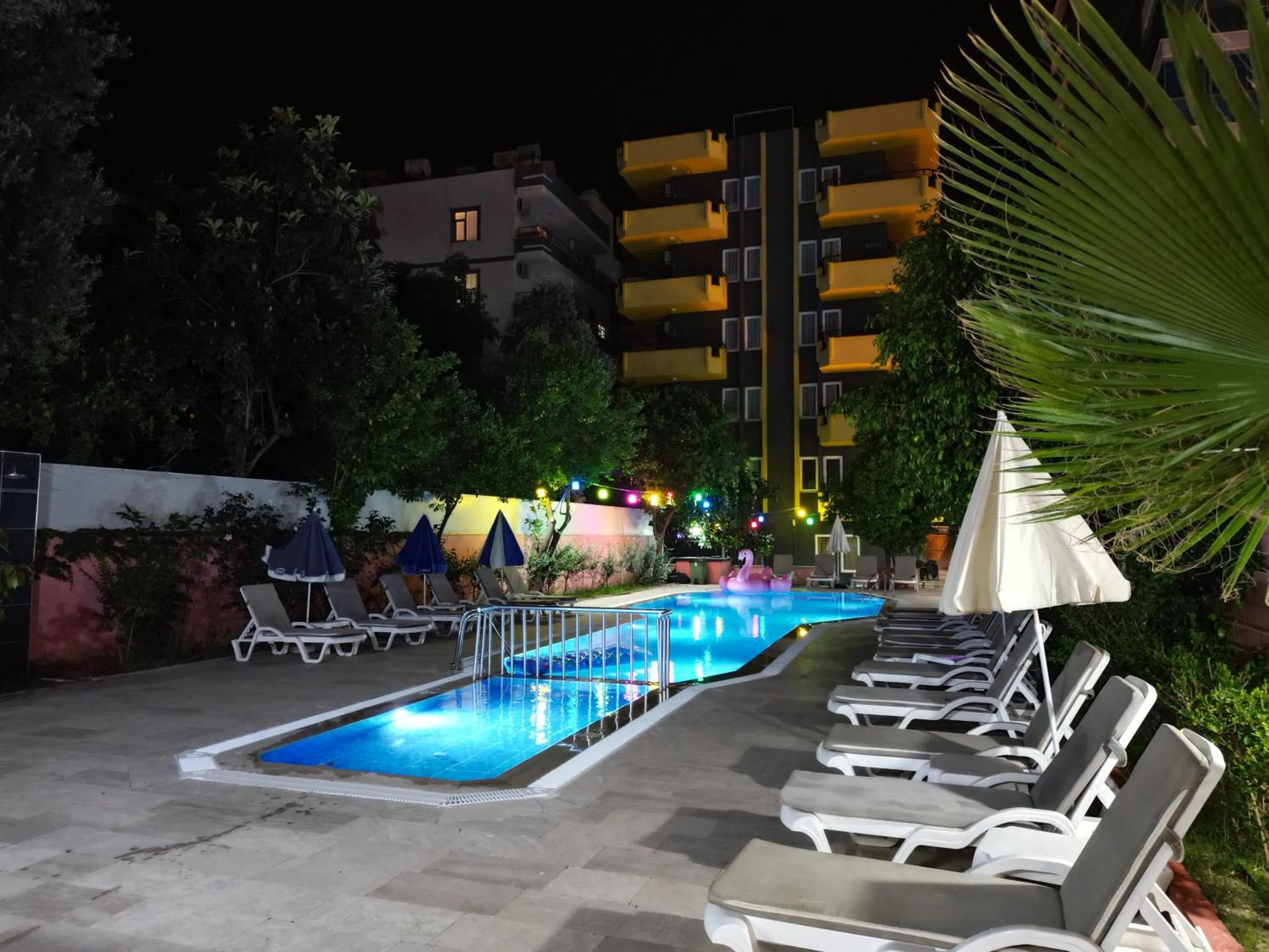 Pool view in Gold Twins Boutique Hotel