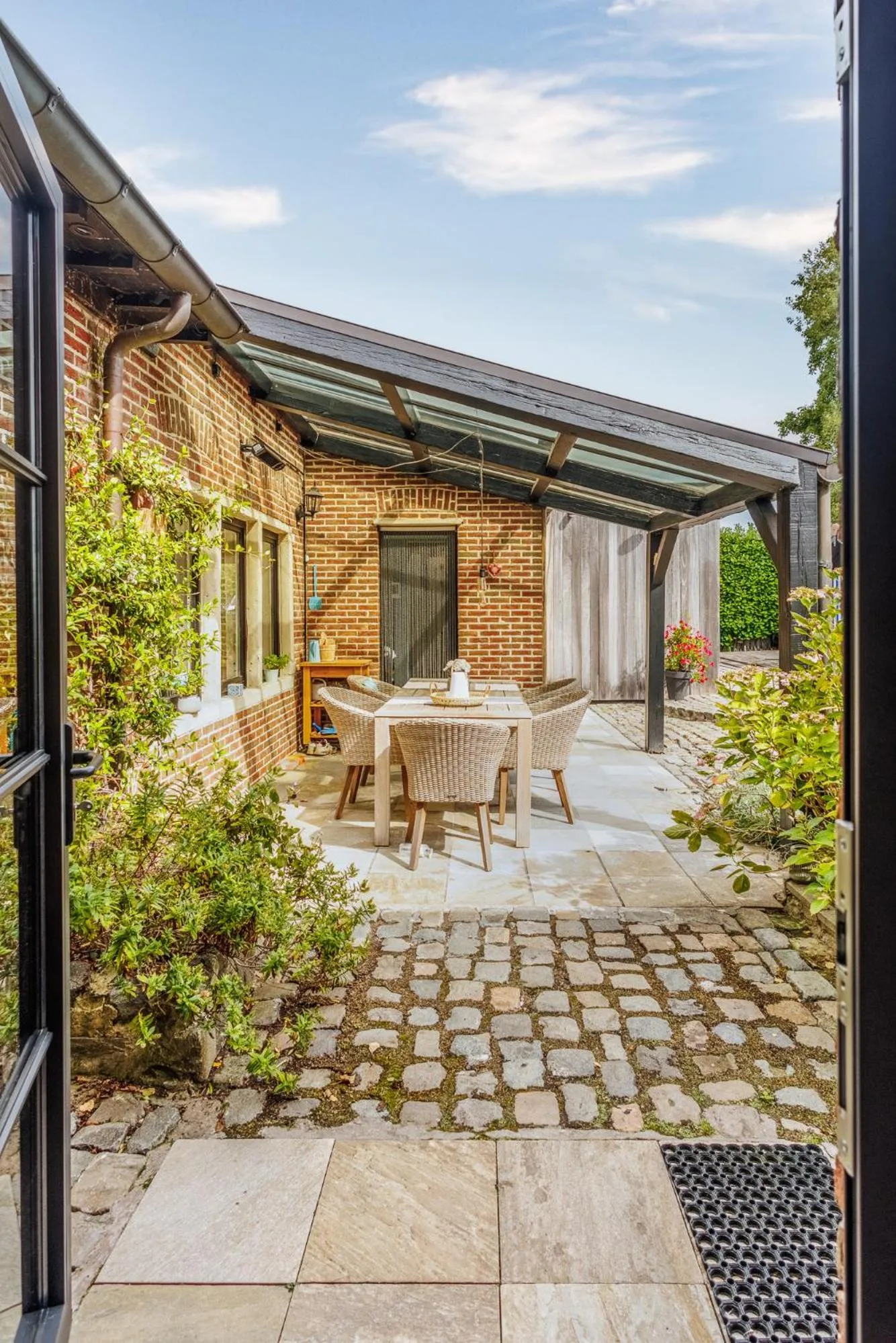 Balcony/Terrace in B&B Hof Ter Koningen