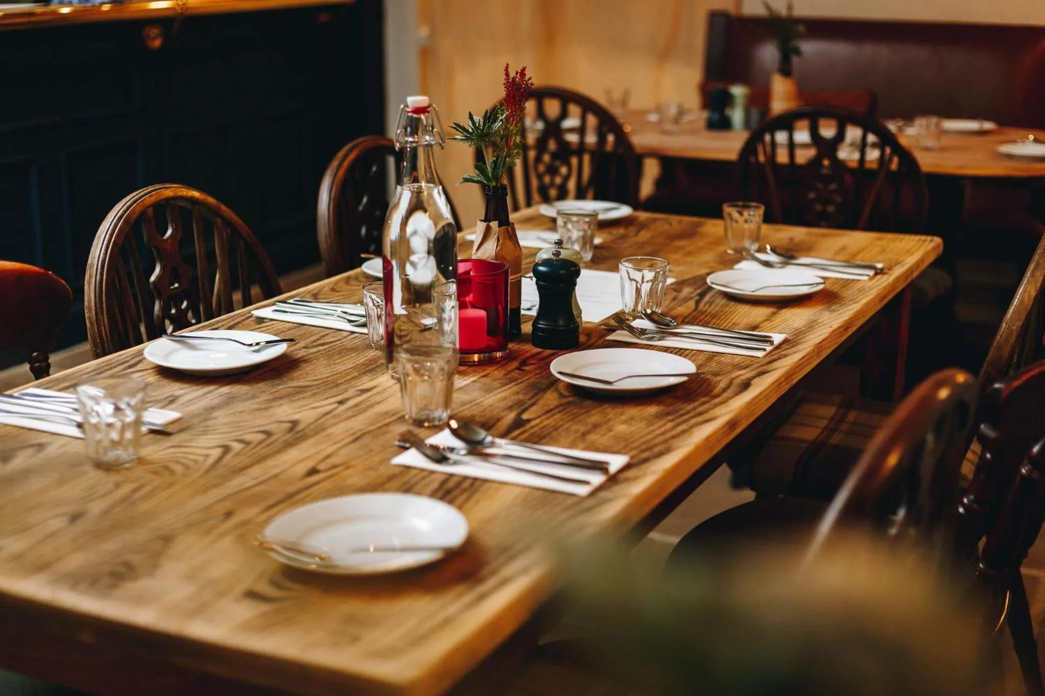 Dining area in Exelby Green Dragon