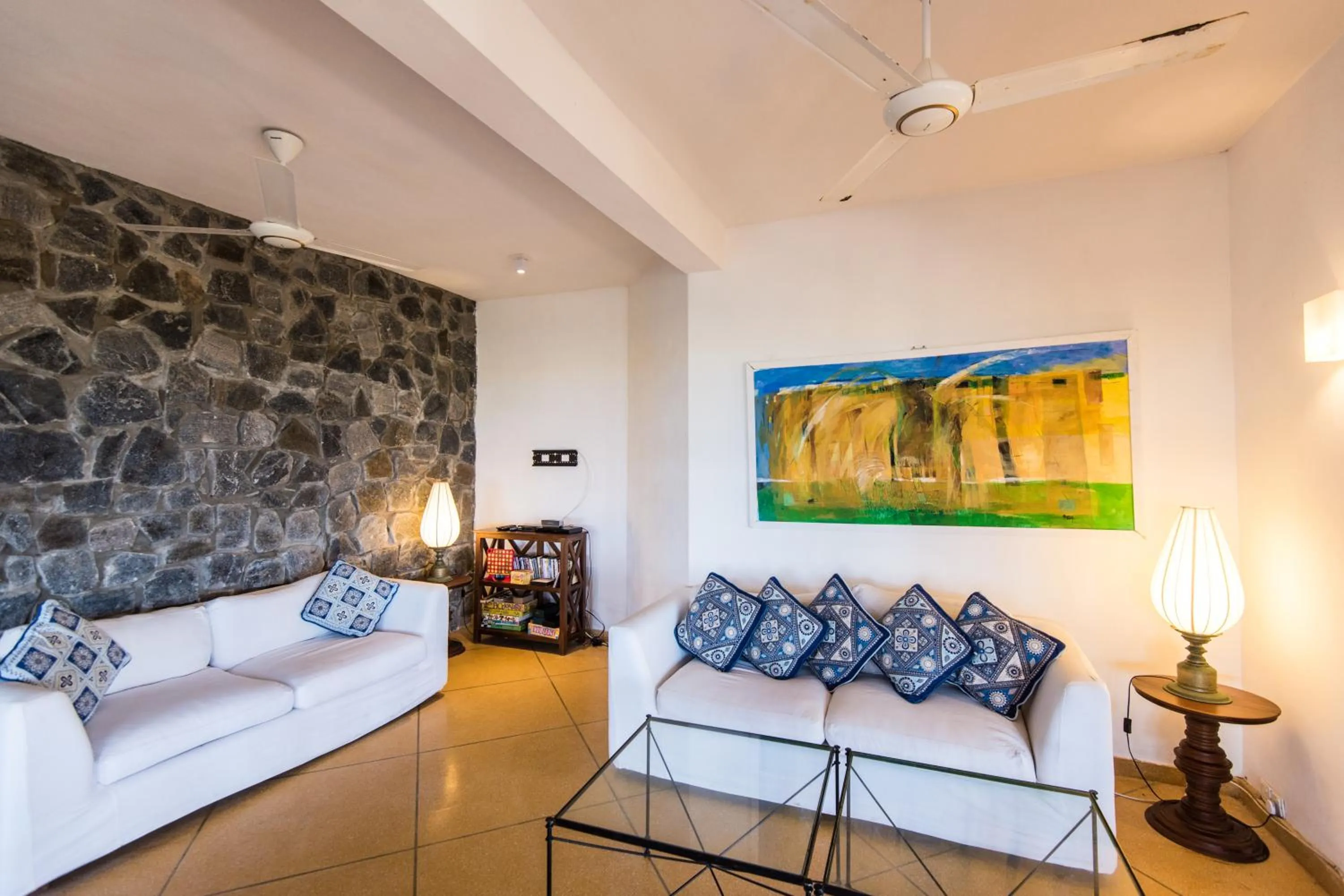 Patio in Jetwing Kottukal Beach House