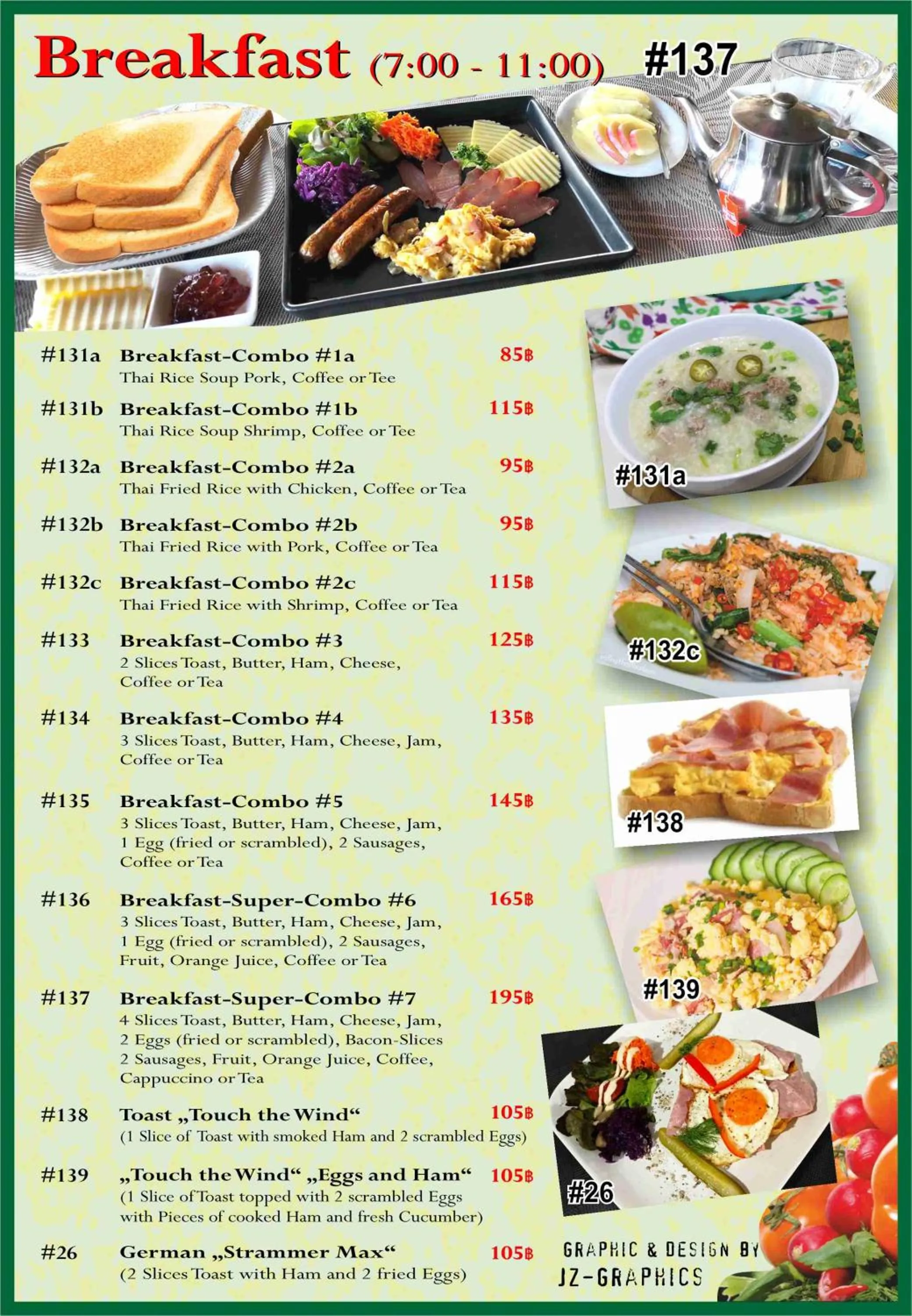 Restaurant/places to eat in Touch the Wind