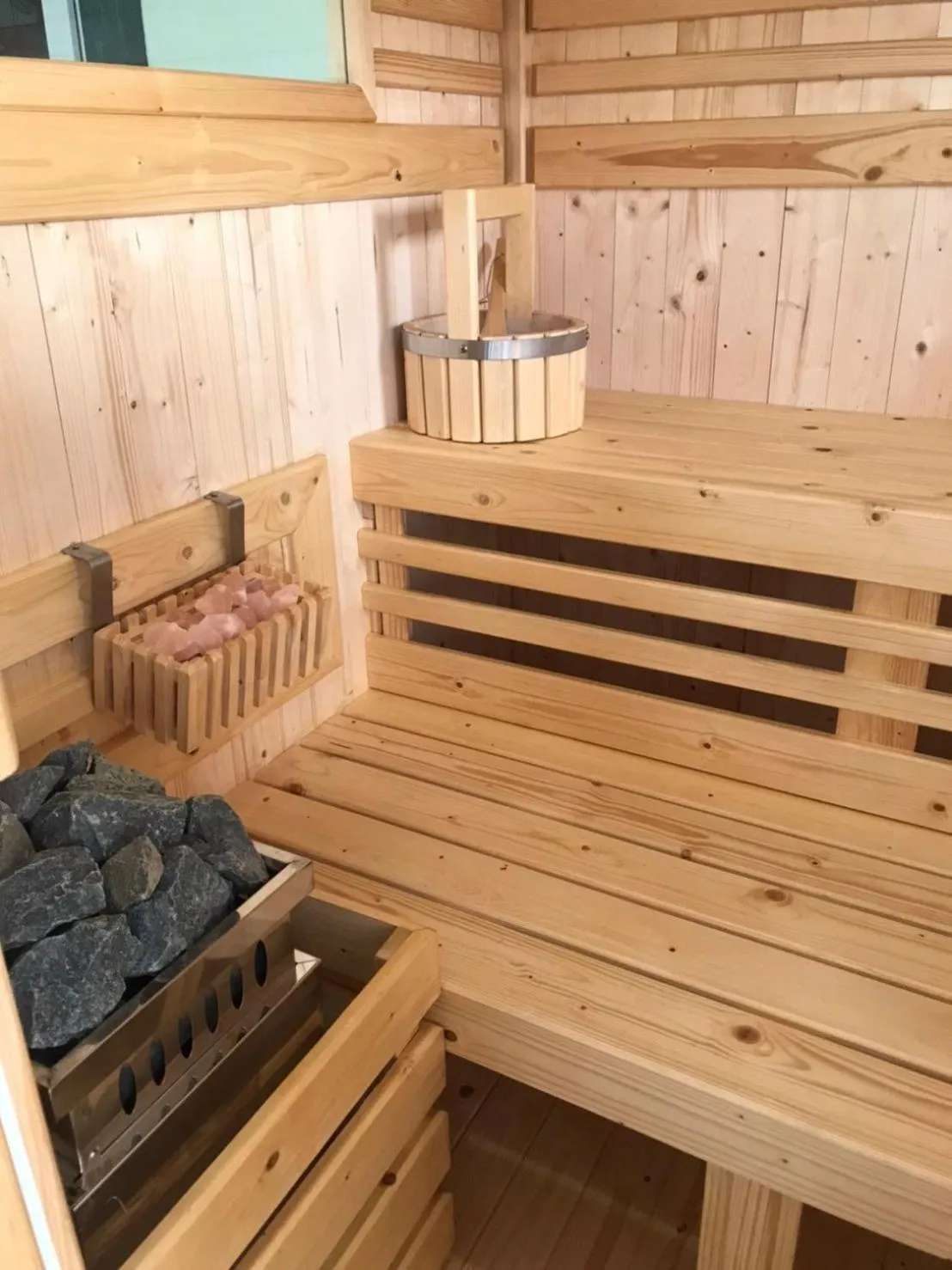 Sauna in Touch the Wind