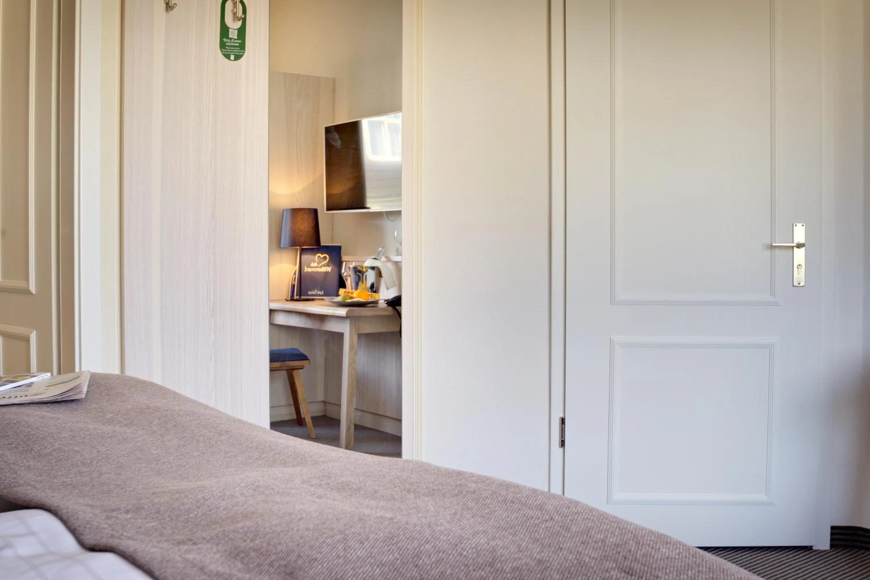 Decorative detail, Bed in Sylter Domizil