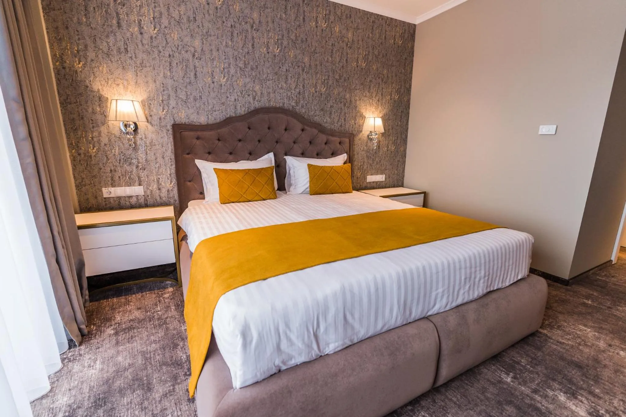 Bed in Hotel Aventus