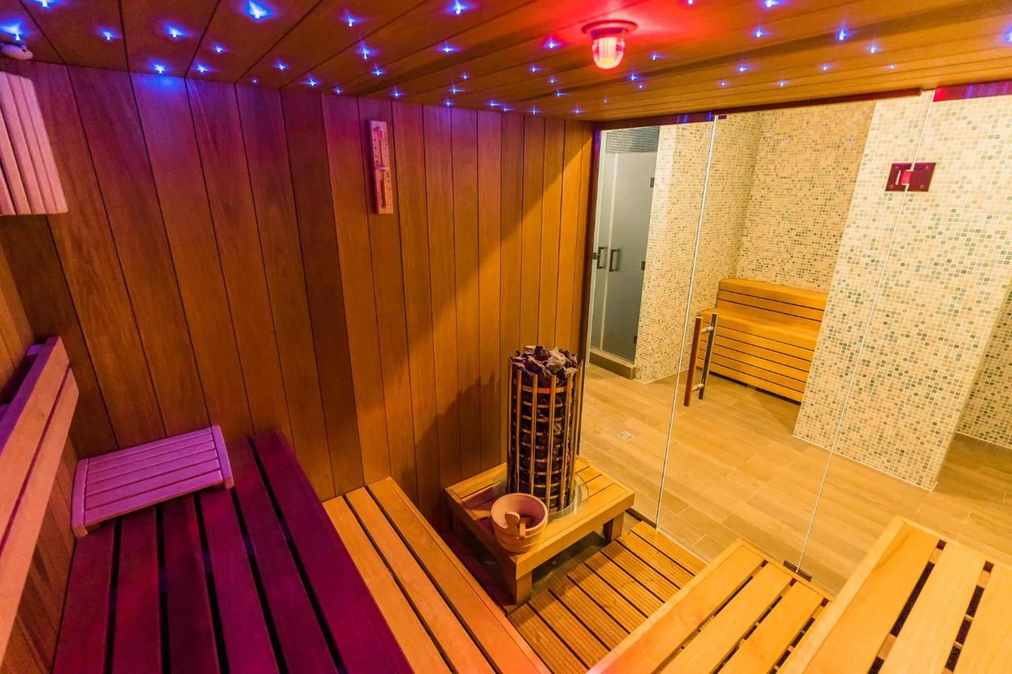 Sauna in Hotel Aventus