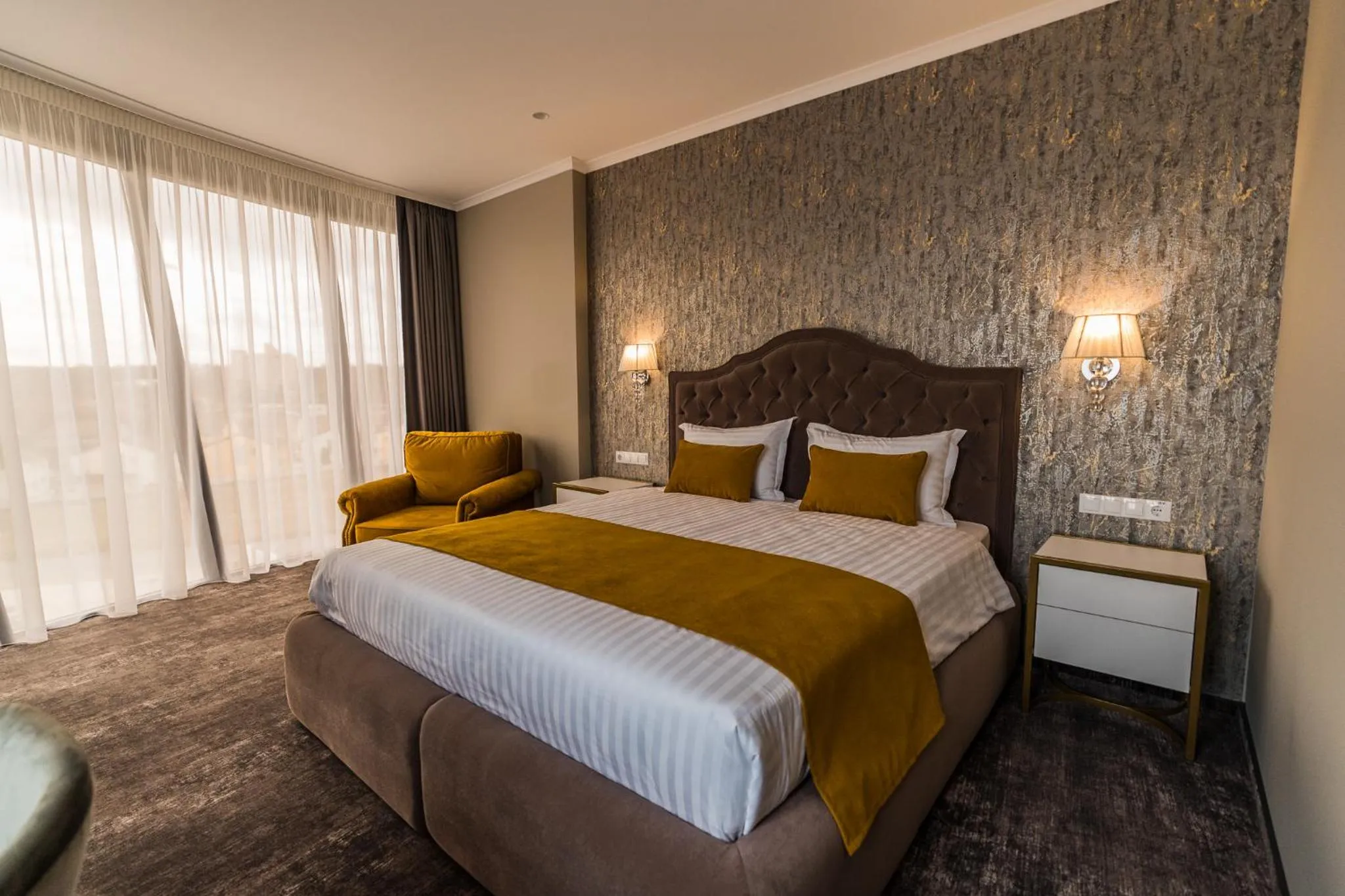 Bed in Hotel Aventus