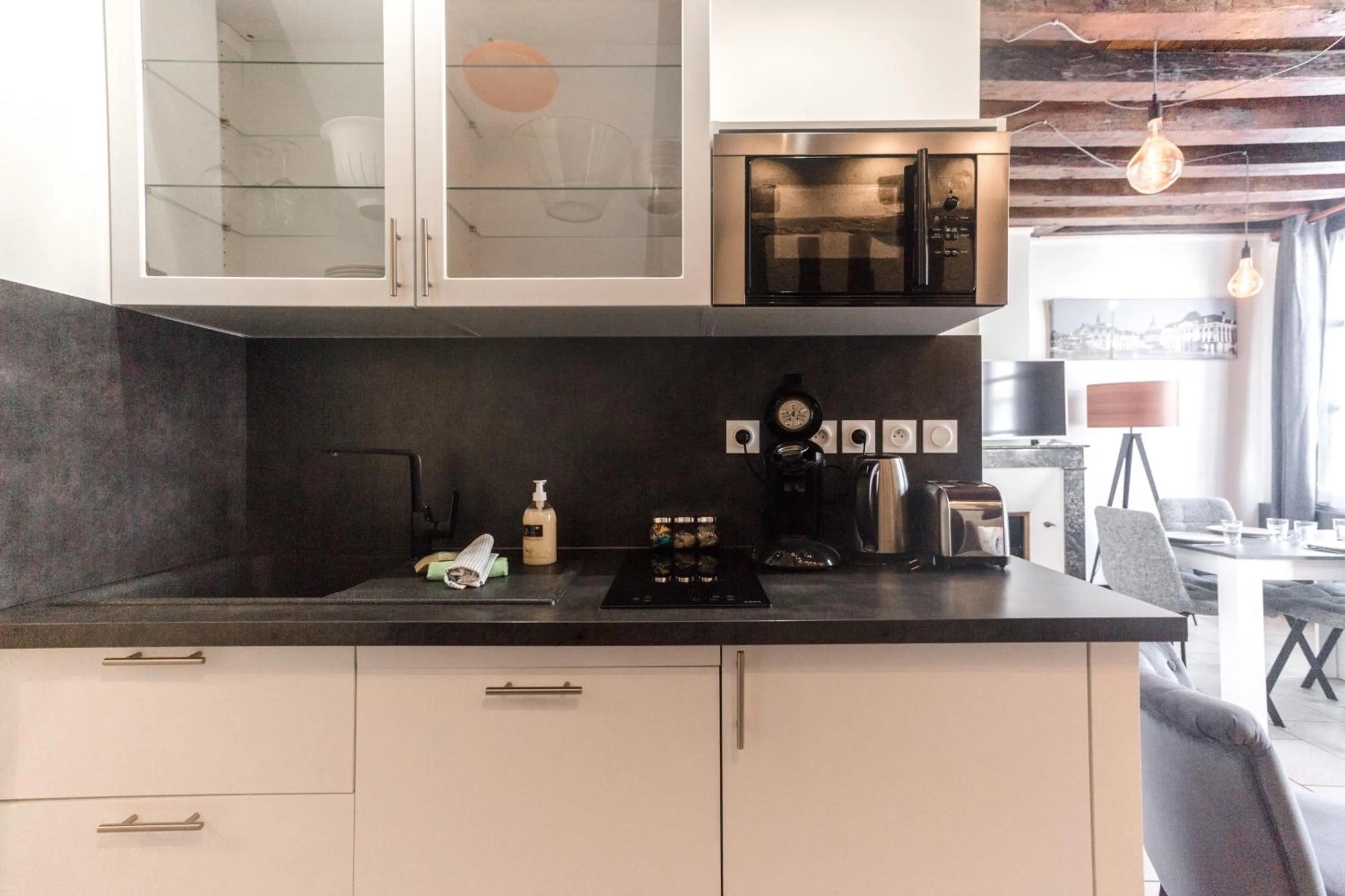 Kitchen or kitchenette in Au Bourg Neuf