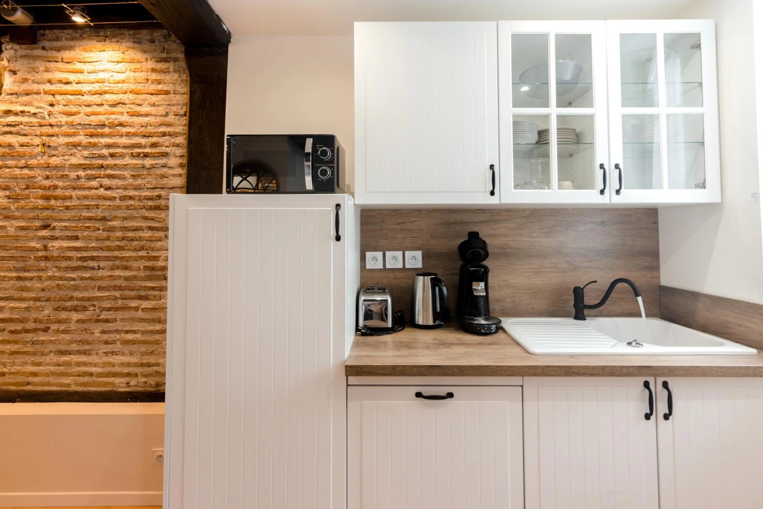 Kitchen or kitchenette in Au Bourg Neuf