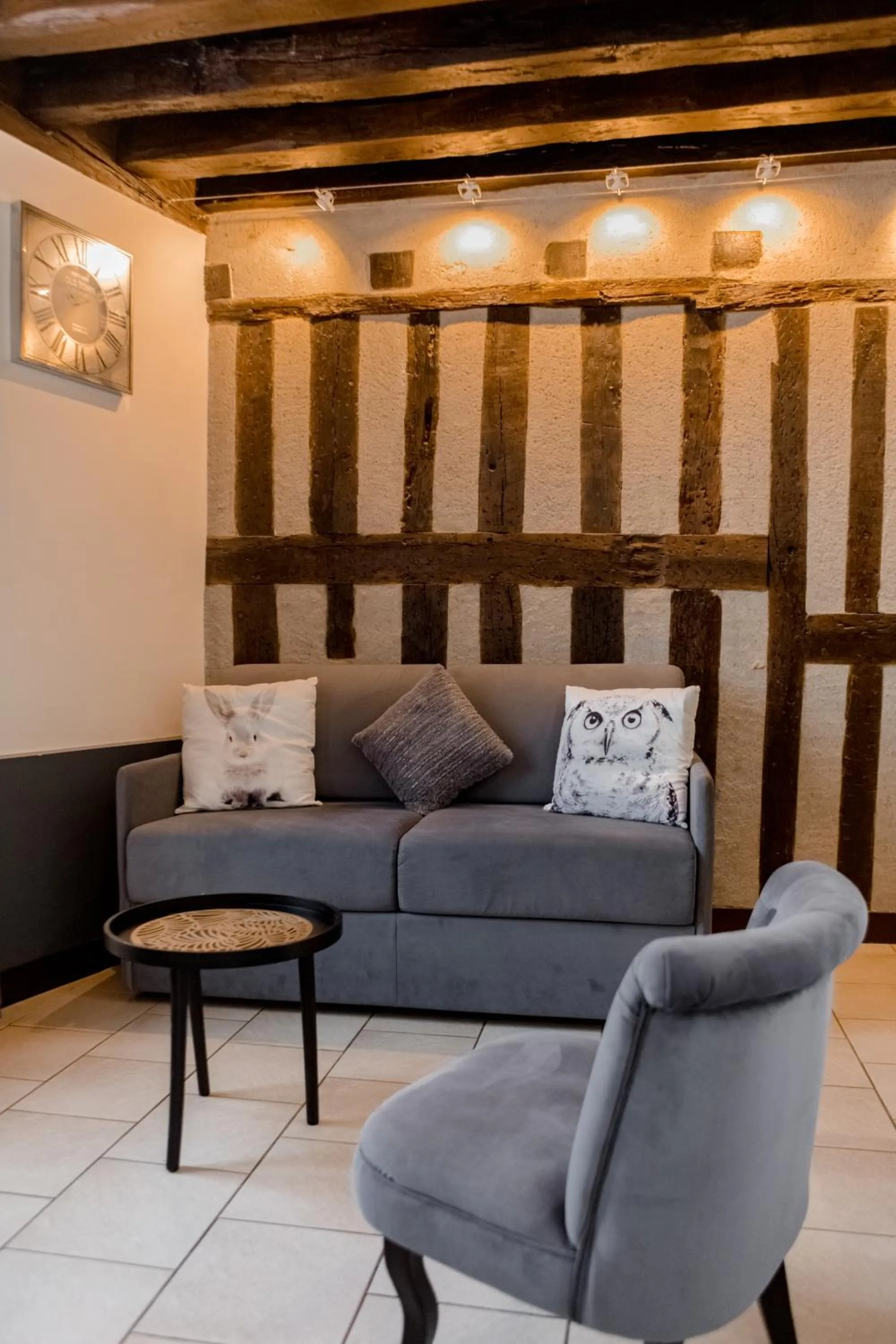 Living room in Au Bourg Neuf