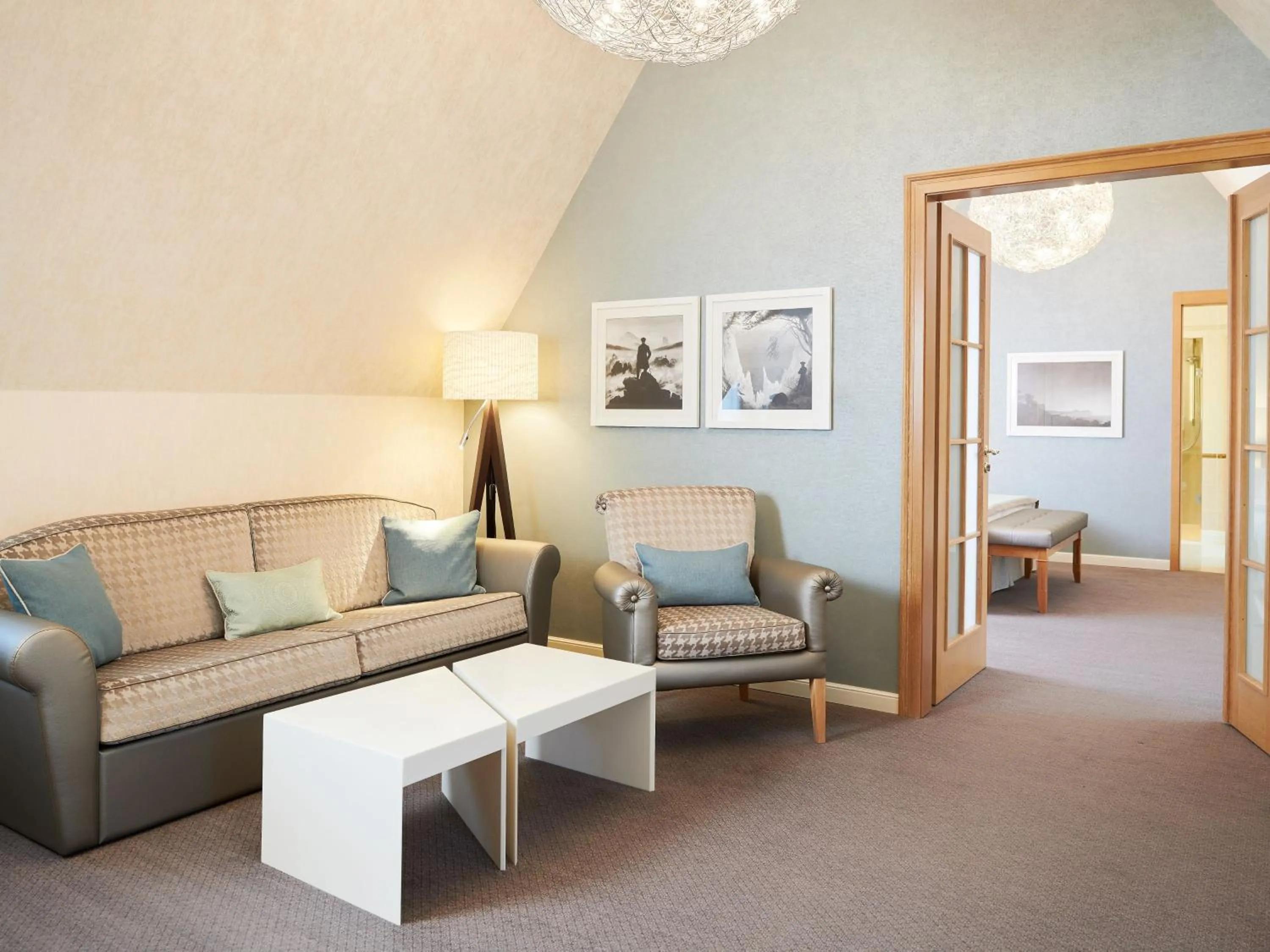 Living room in A-ROSA Kurhaus Binz