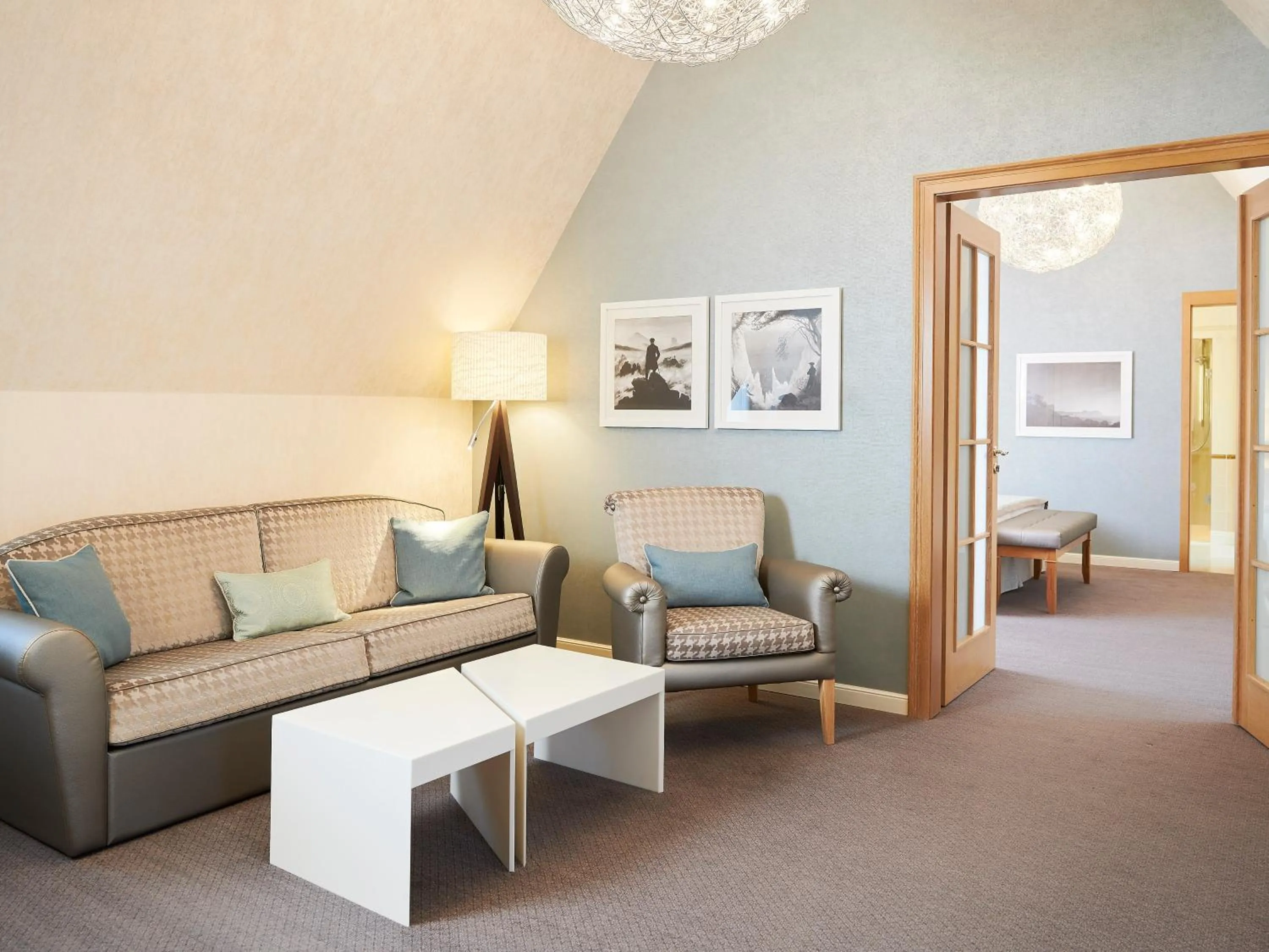 Living room in A-ROSA Kurhaus Binz