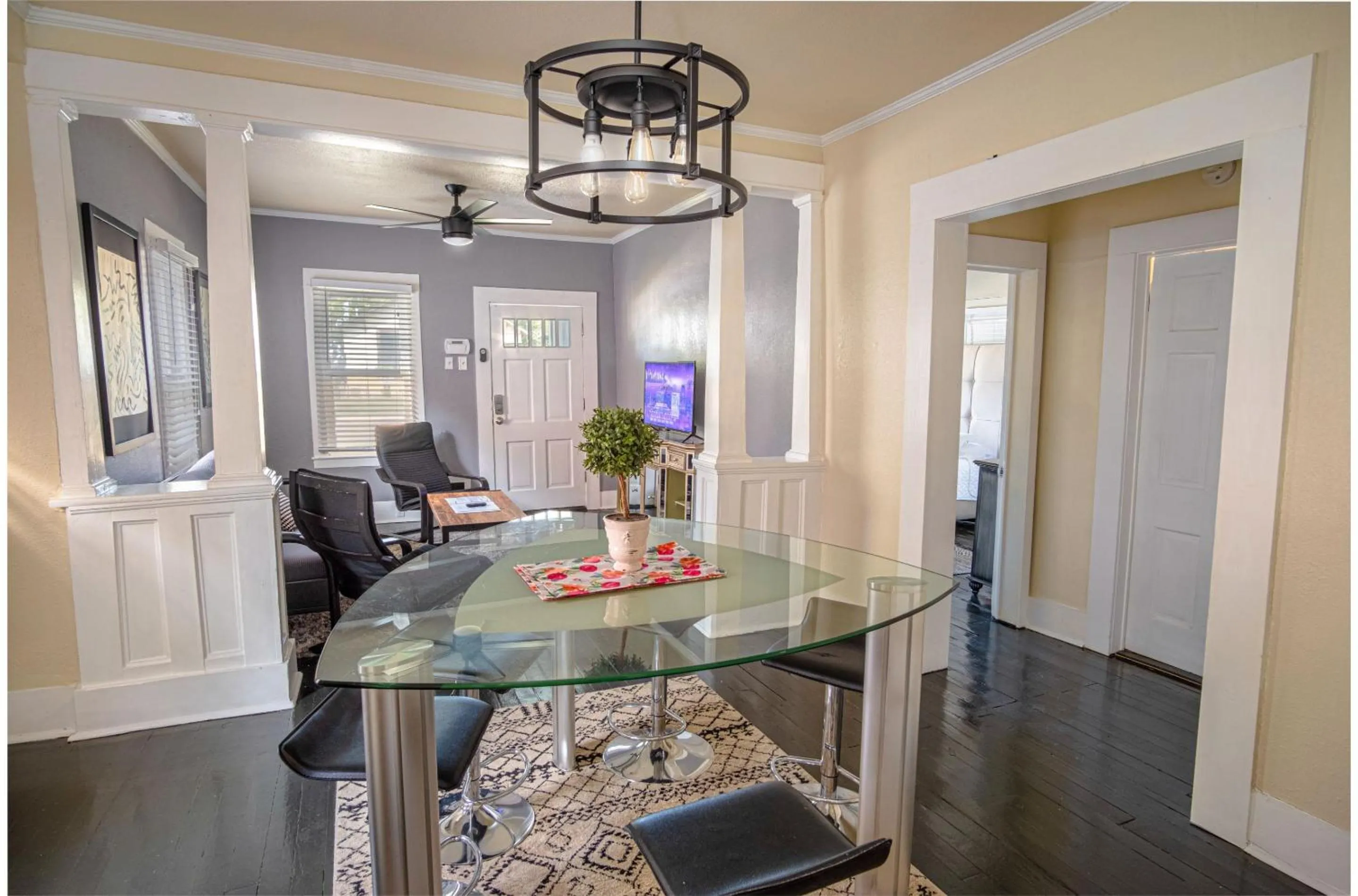 Dining area in Brand New Listing! Cozy Historic House 5min*DT