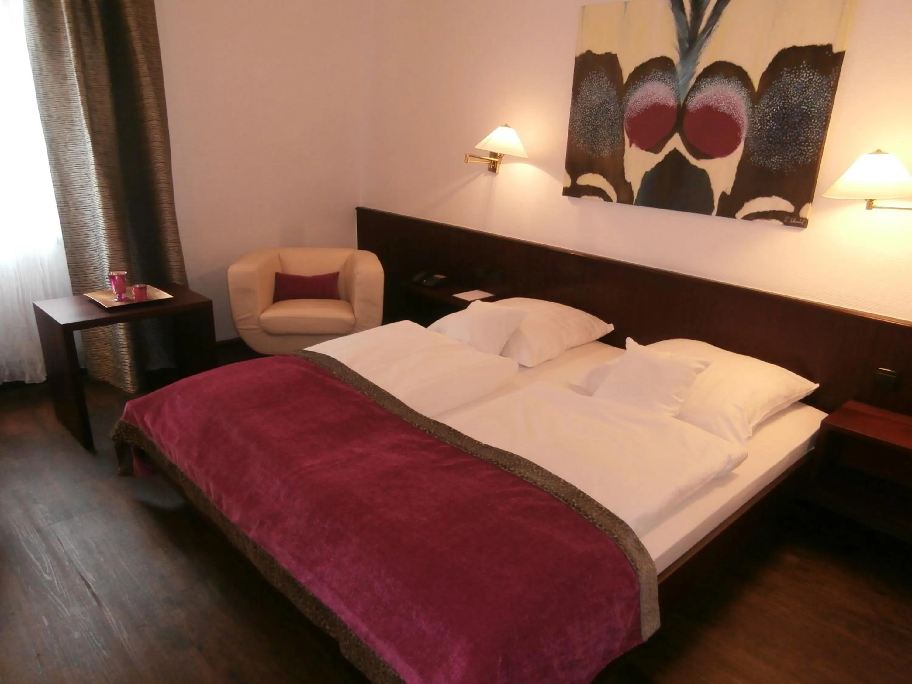 Photo of the whole room, Bed in Central Hotel