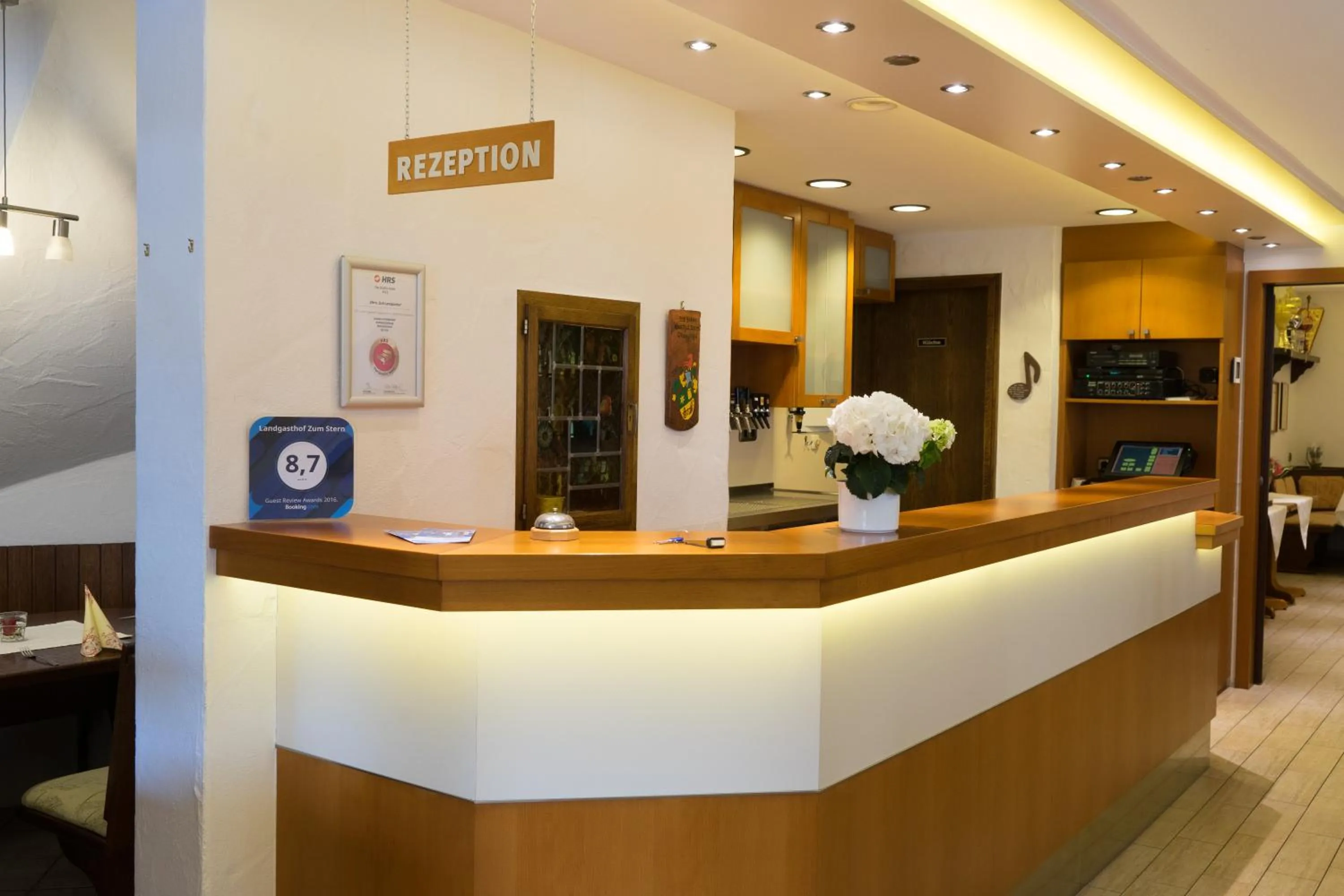 Lobby or reception in Landgasthof Zum Stern
