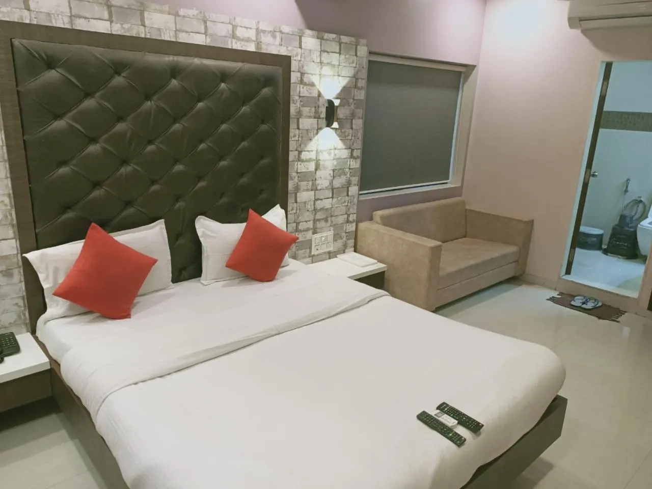 Photo of the whole room, Bed in HOTEL AIRPORT INN ONE