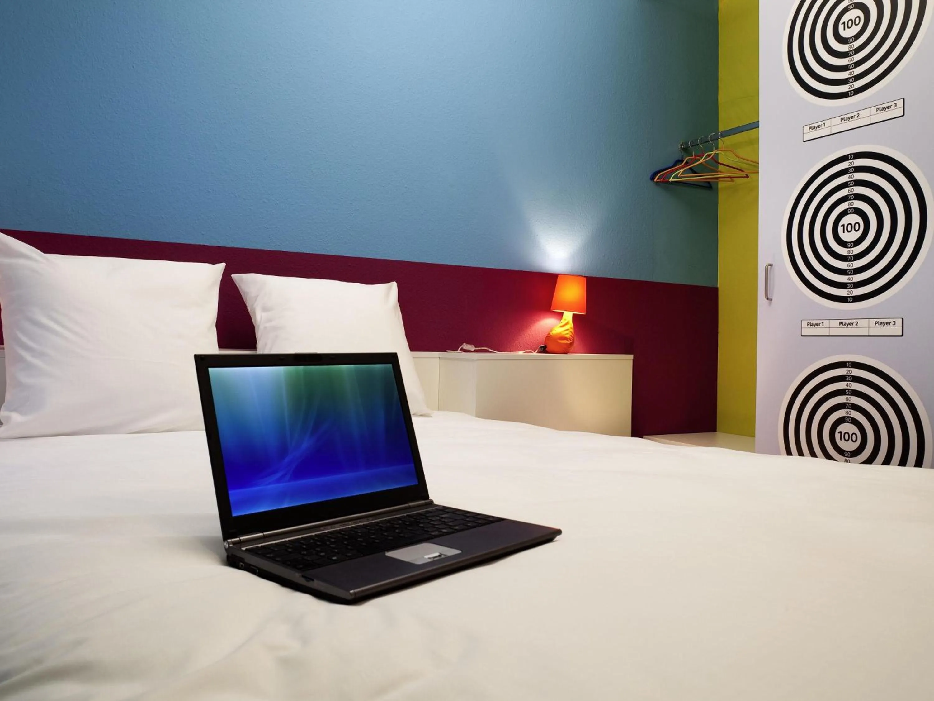 Bedroom, Bed in ibis Styles Duesseldorf-Neuss