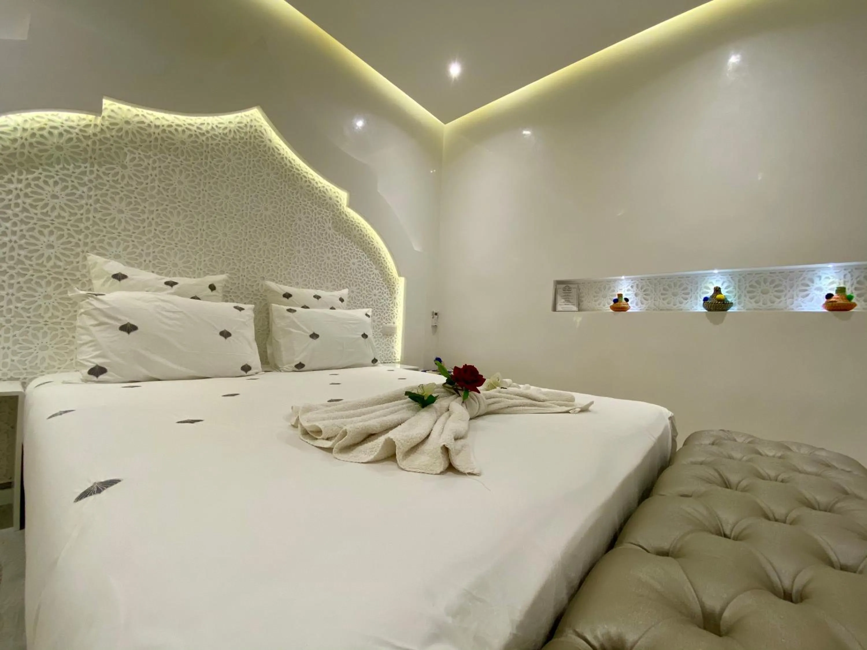 Decorative detail, Bed in RIAD NOLITA & SPA Kasbah