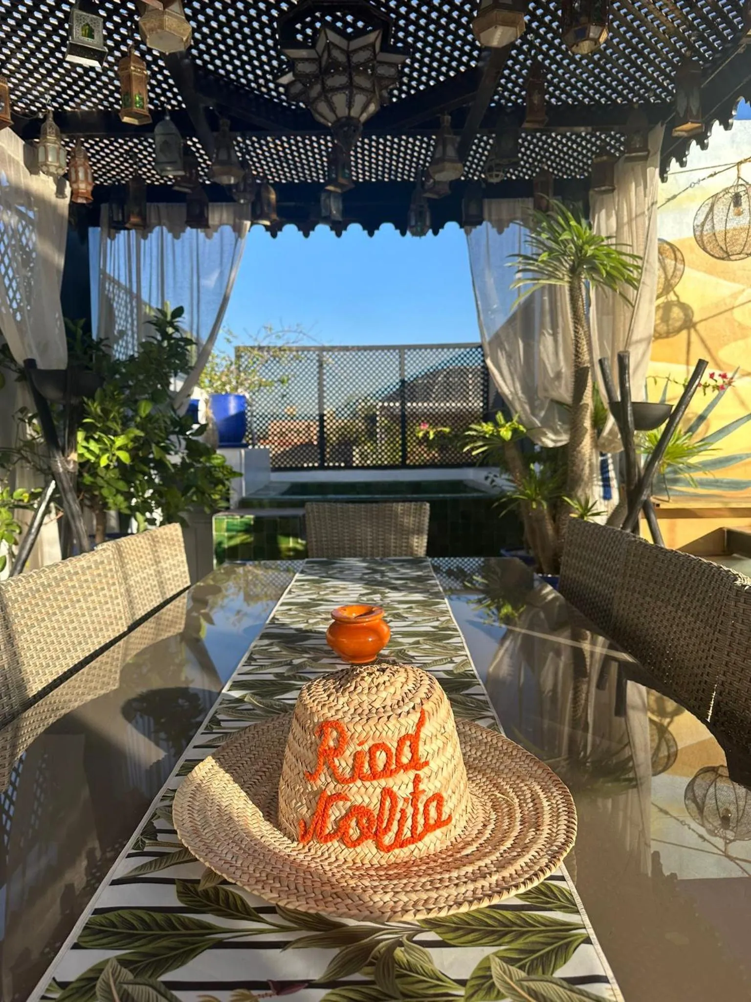 Balcony/Terrace in RIAD NOLITA & SPA Kasbah