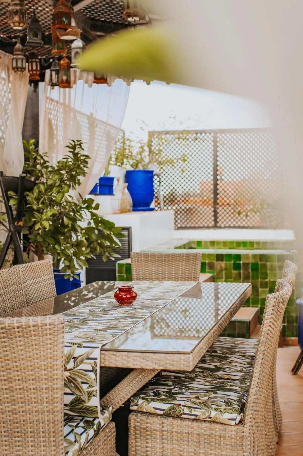 Patio in RIAD NOLITA & SPA Kasbah