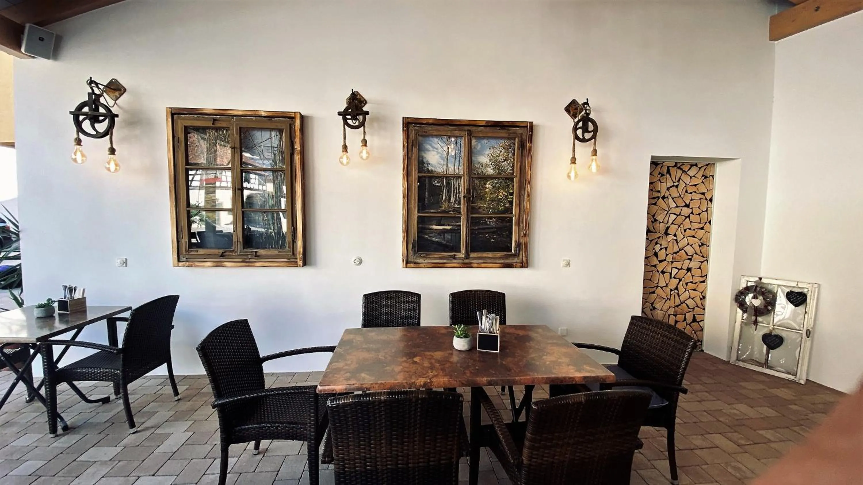 Patio in Hotel Engel