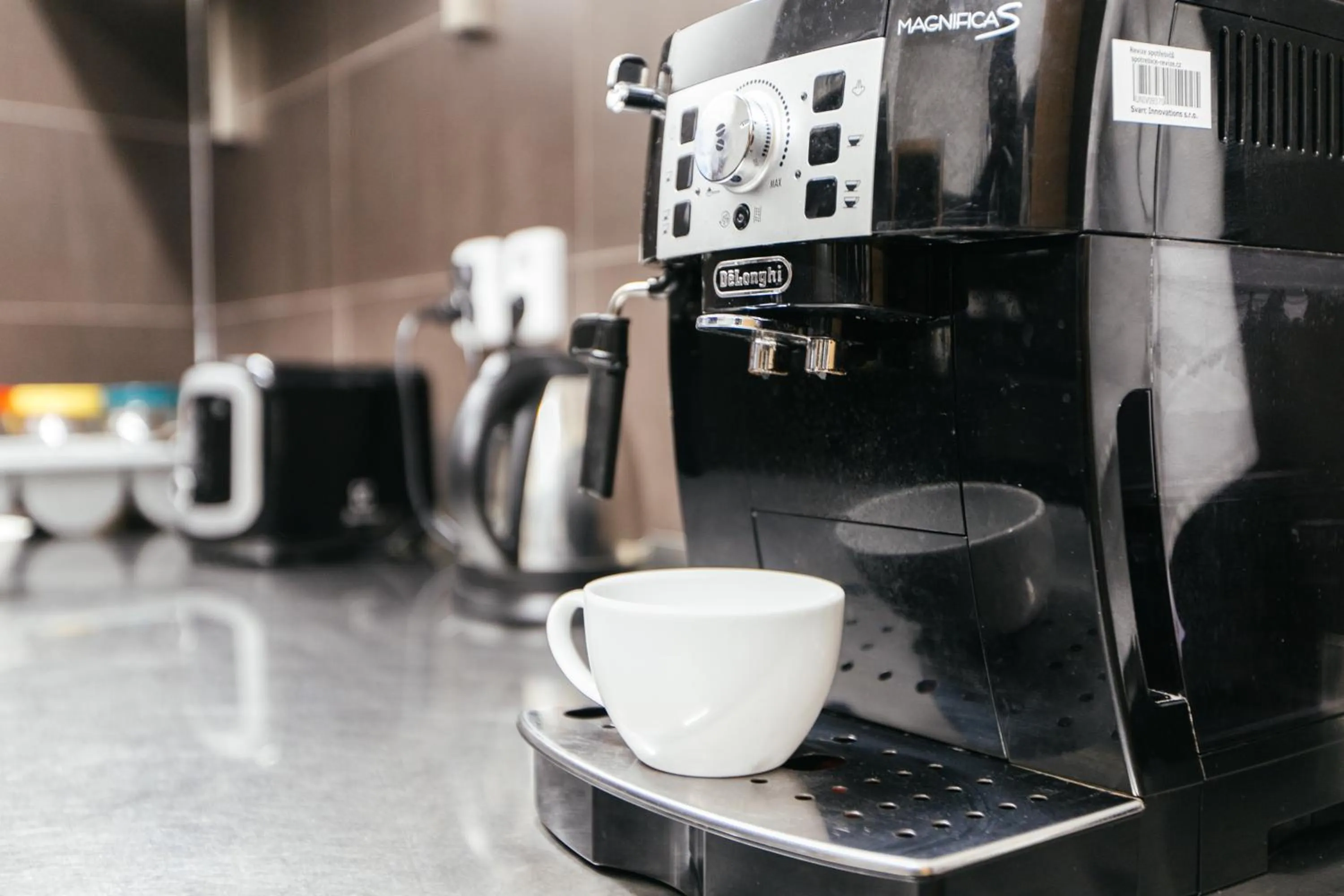 Coffee/tea facilities in Hostel Mandarinka