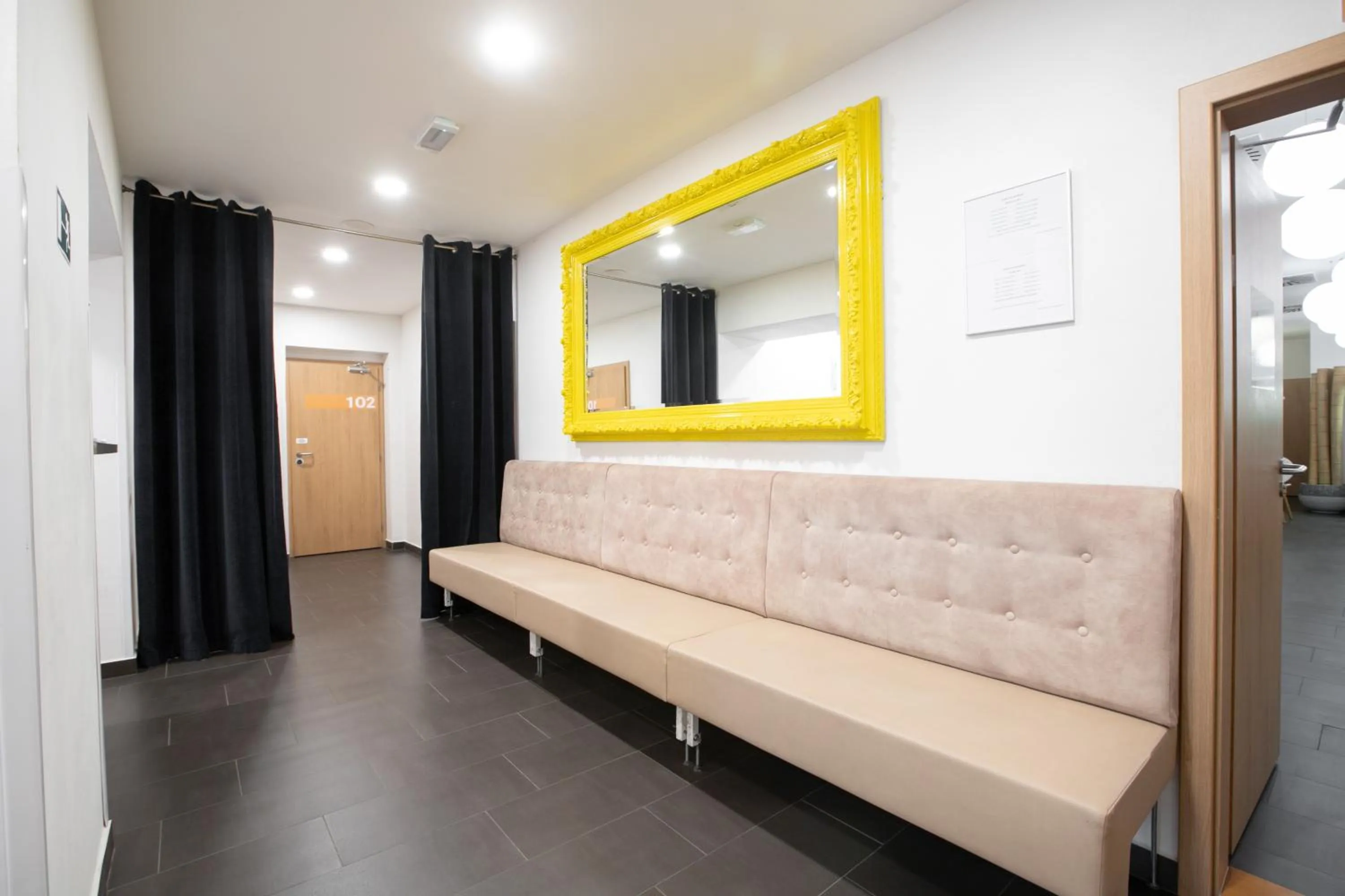 Lobby or reception in Hostel Mandarinka